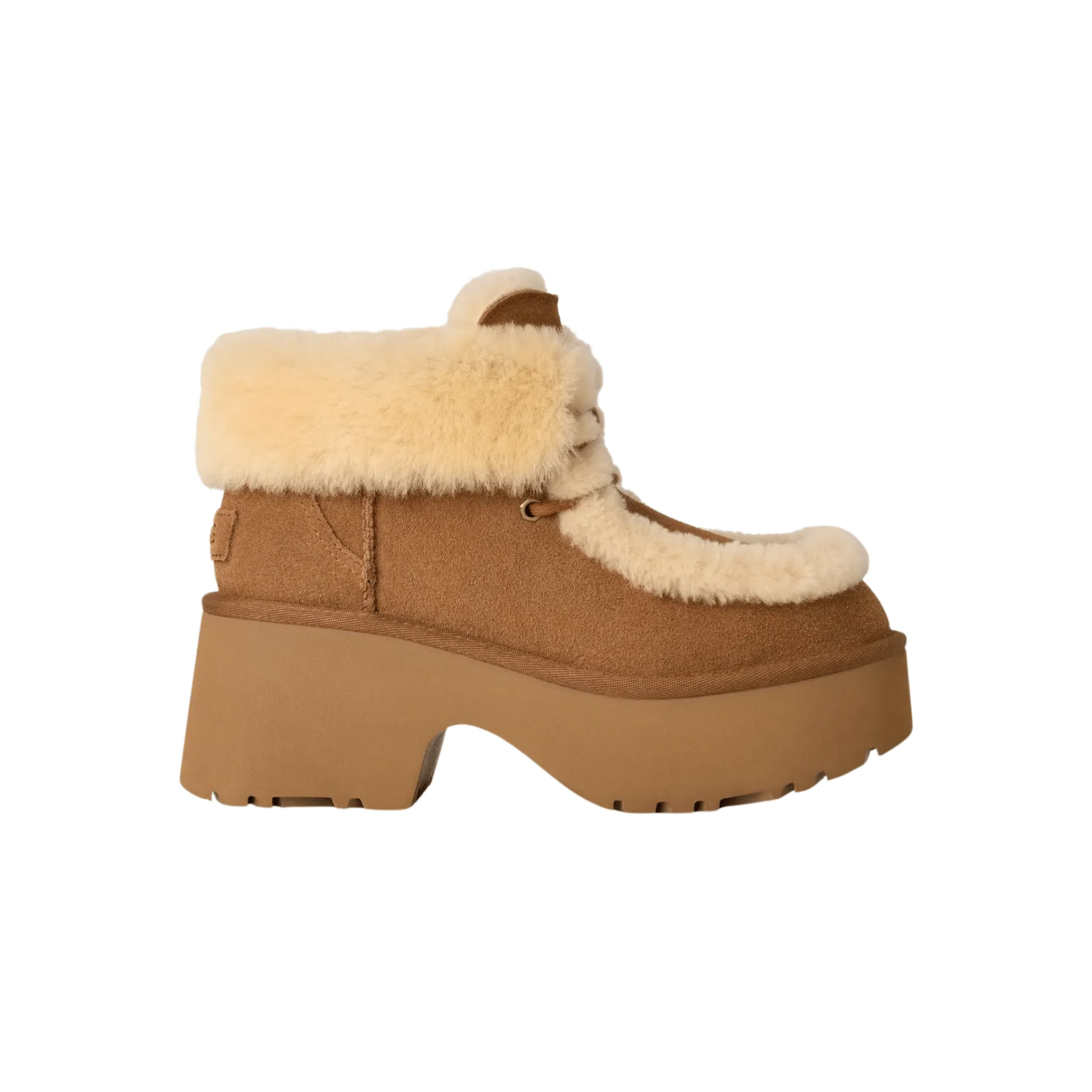 UGG Women's Esmee Lace Up Boots - Chestnut