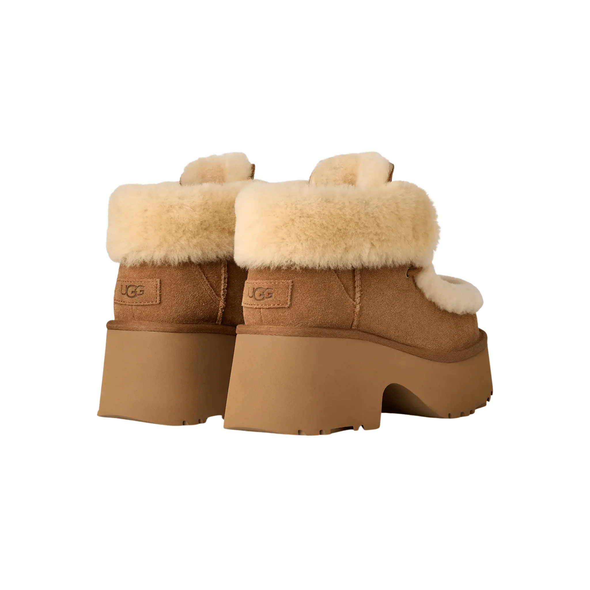 UGG Women's Esmee Lace Up Boots - Chestnut - Image 4