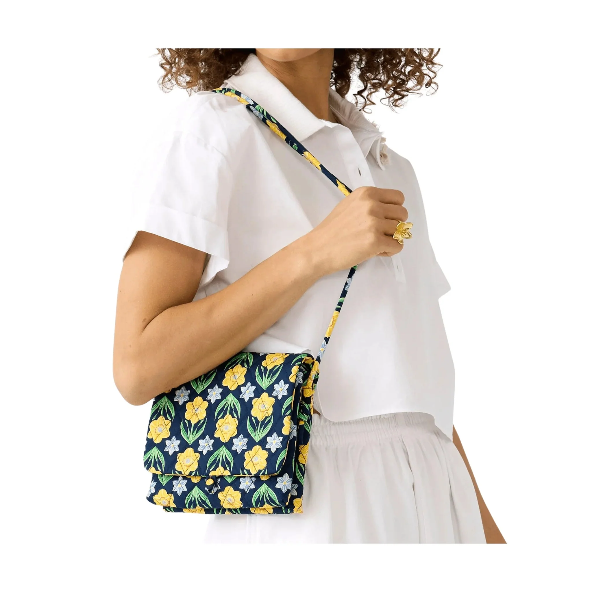 Vera Bradley Baird Hipster - Daffodil In Premium Cotton - Image 3