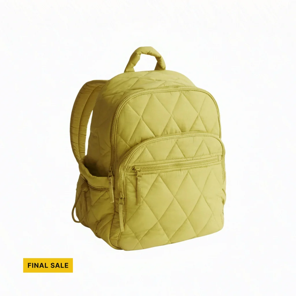 Vera Bradley Bancroft Backpack Featherweight - Golden Olive