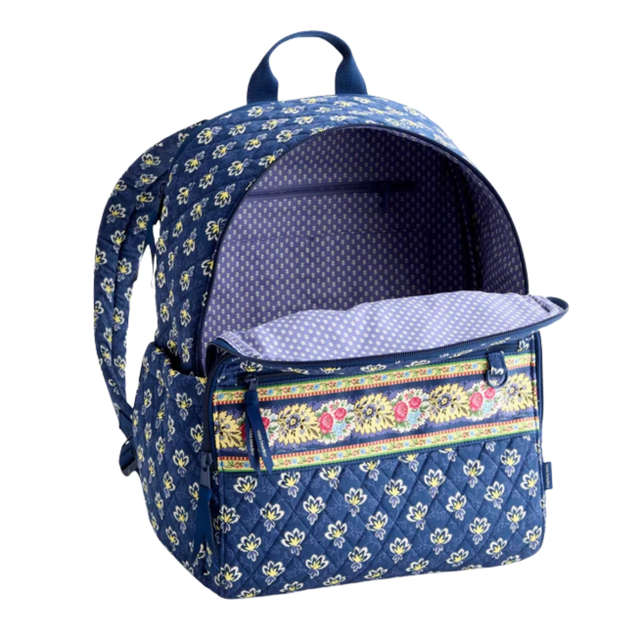 Vera Bradley Bancroft Backpack - Maison Blue In Premium Cotton - Image 2