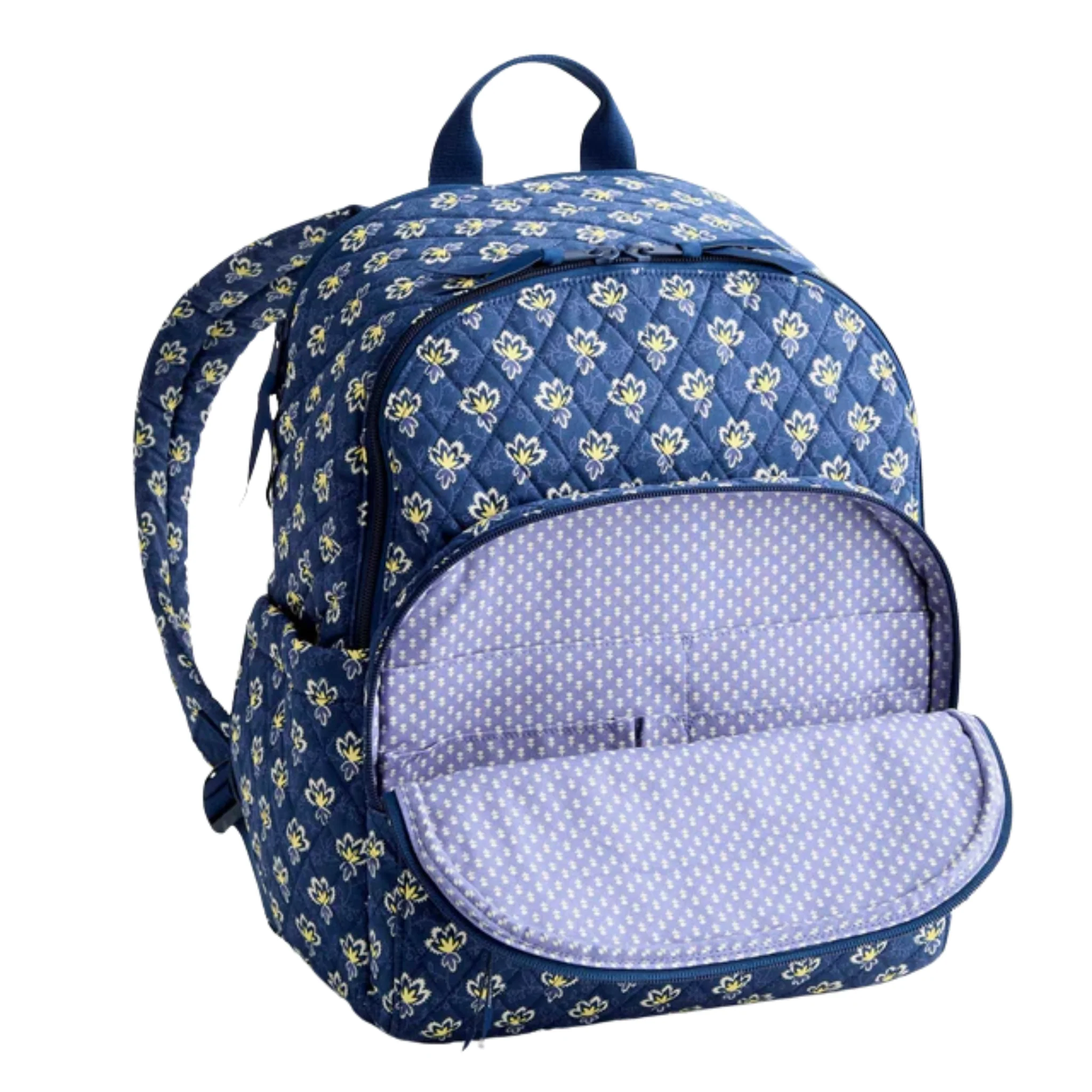 Vera Bradley Bancroft Backpack - Maison Blue In Premium Cotton - Image 3