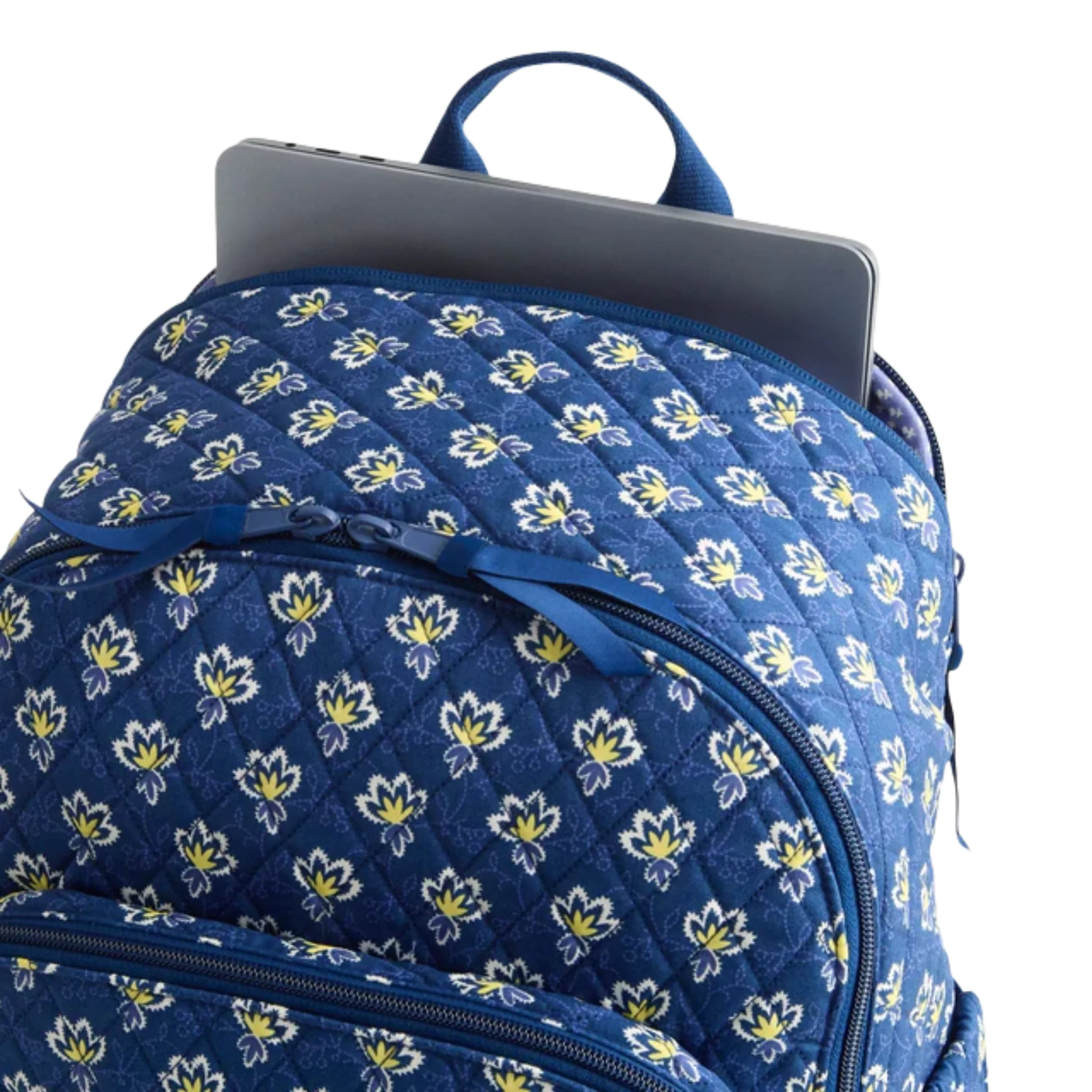 Vera Bradley Bancroft Backpack - Maison Blue In Premium Cotton - Image 4