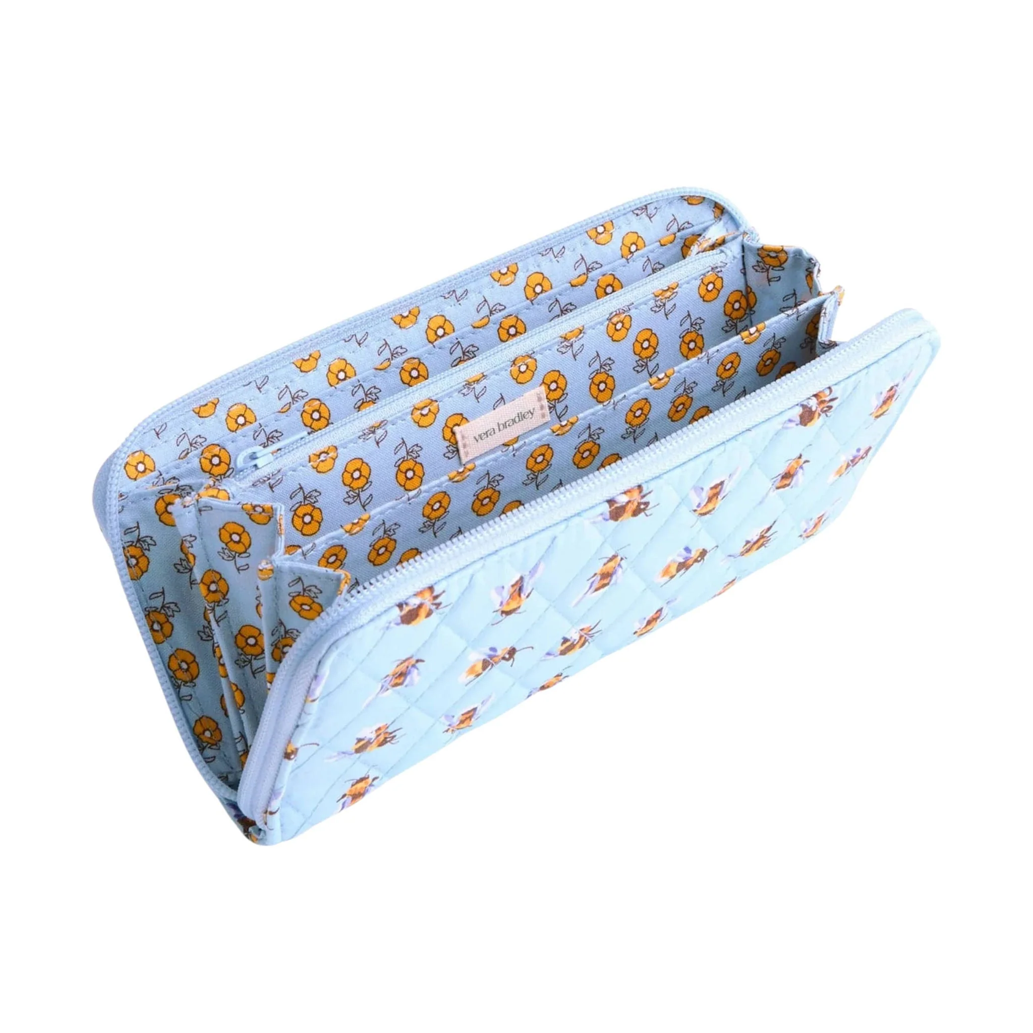 Vera Bradley Continental Wallet - Bee's Knees In Premium Cotton - Image 2