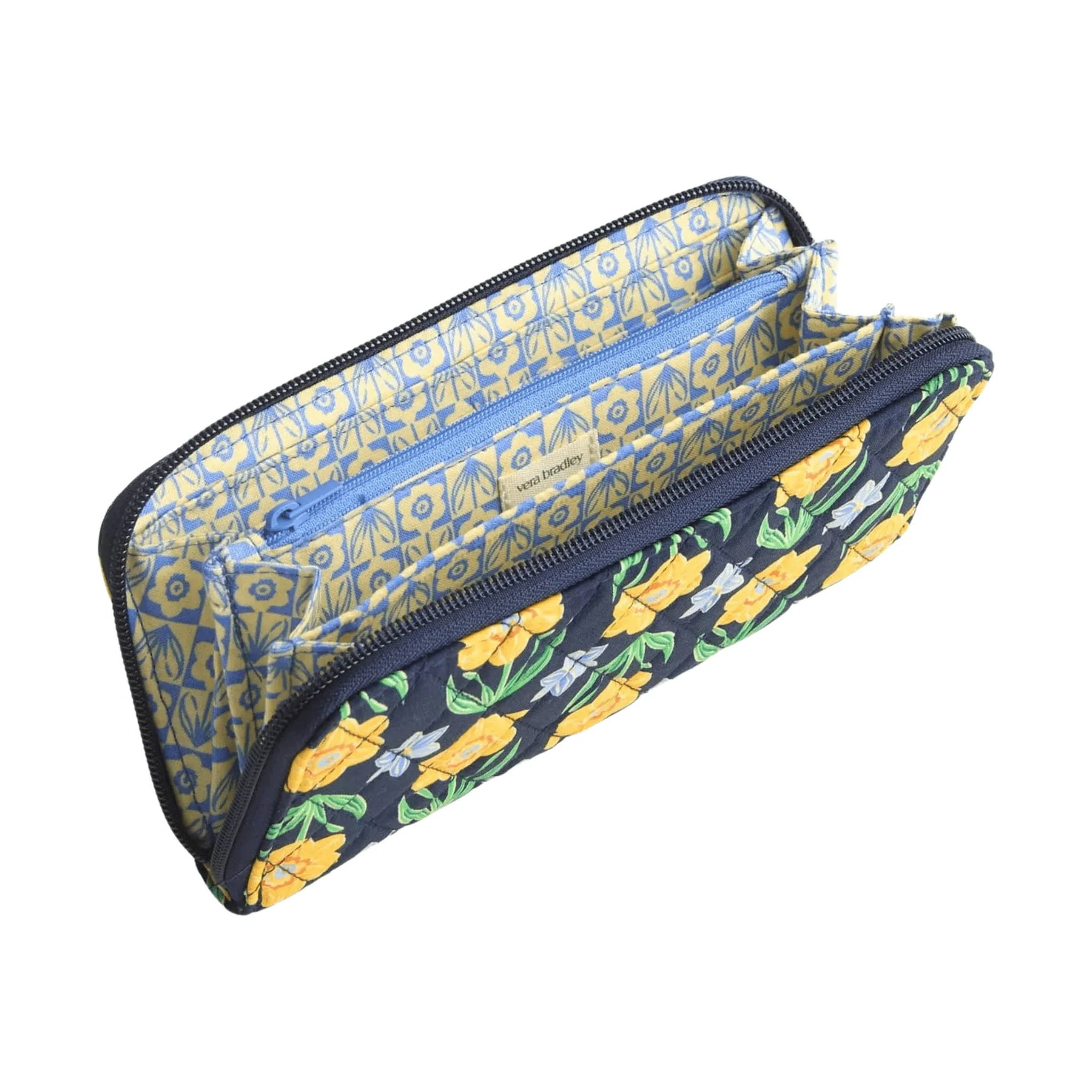 Vera Bradley Continental Wallet - Daffodils In Premium Cotton - Image 2