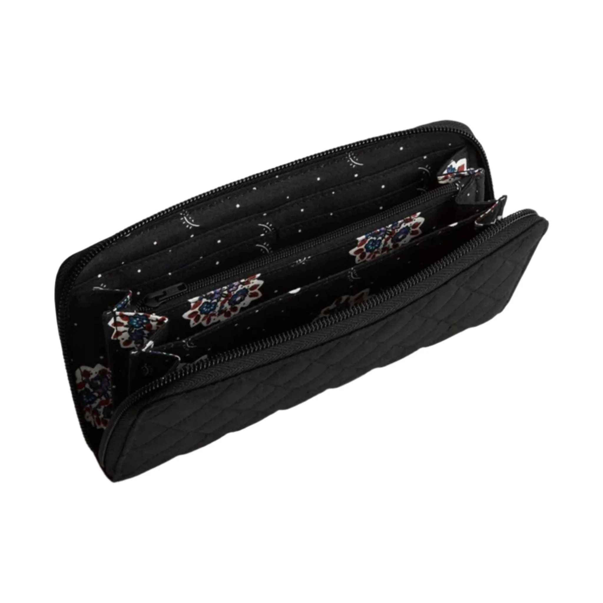 Vera Bradley Continental Wallet - Moonless Night In Premium Cotton - Image 3