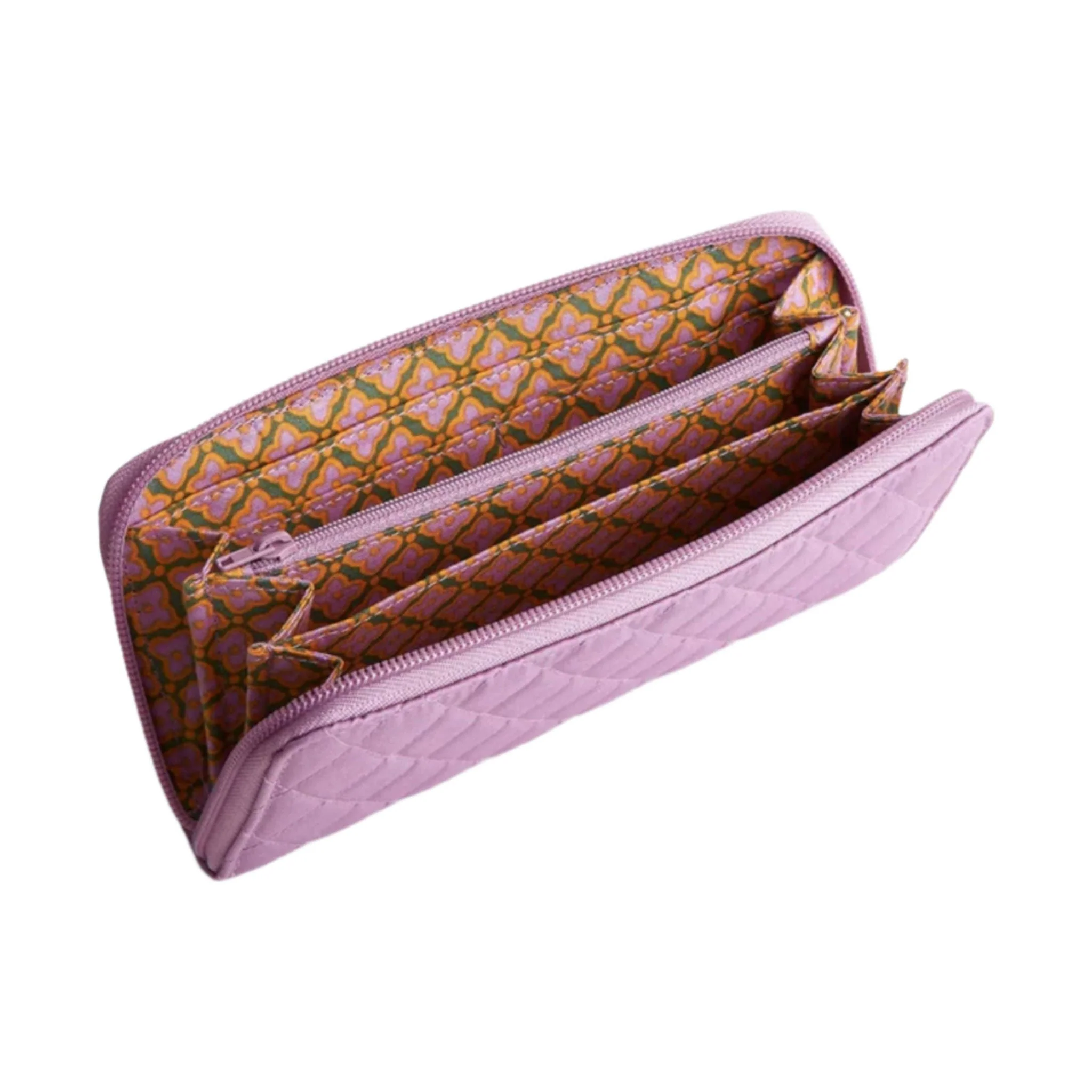 Vera Bradley Continental Wallet - Purple Rhapsody In Premium Cotton - Image 3