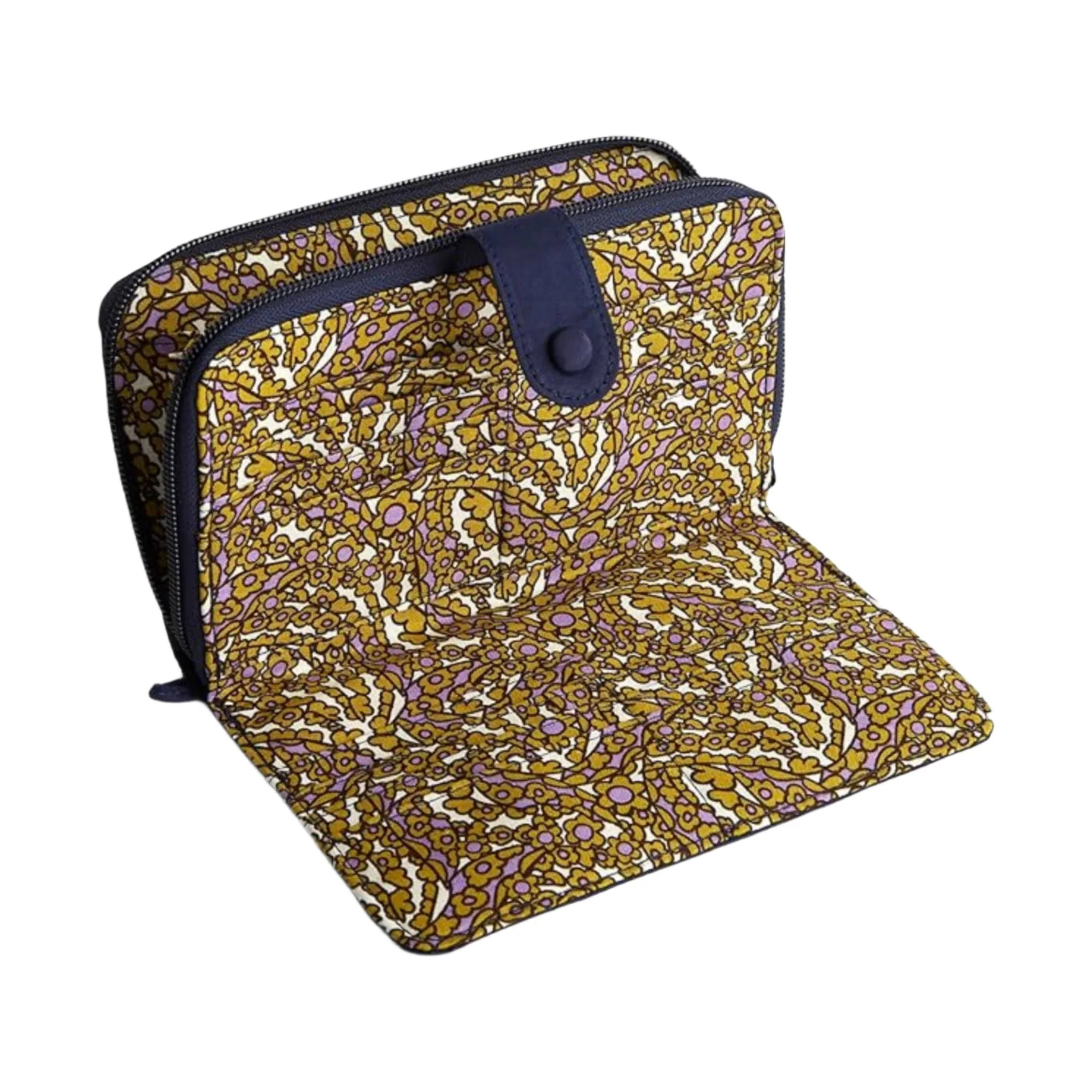 Vera Bradley Cotton Large Tab Wallet - Peacoat - Image 2