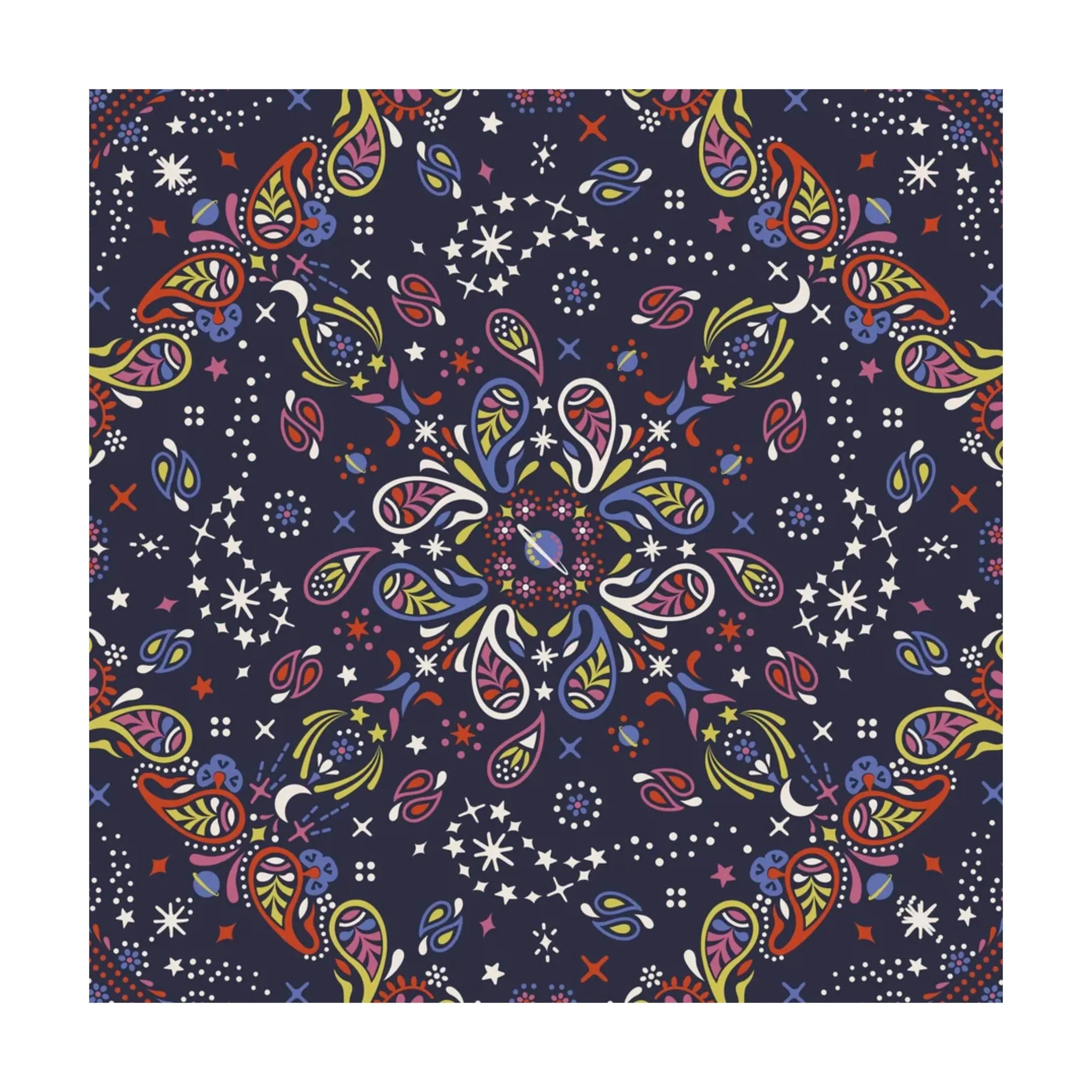 Vera Bradley Hanging Travel Organizer - Starry Paisley In Premium Cotton - Image 3