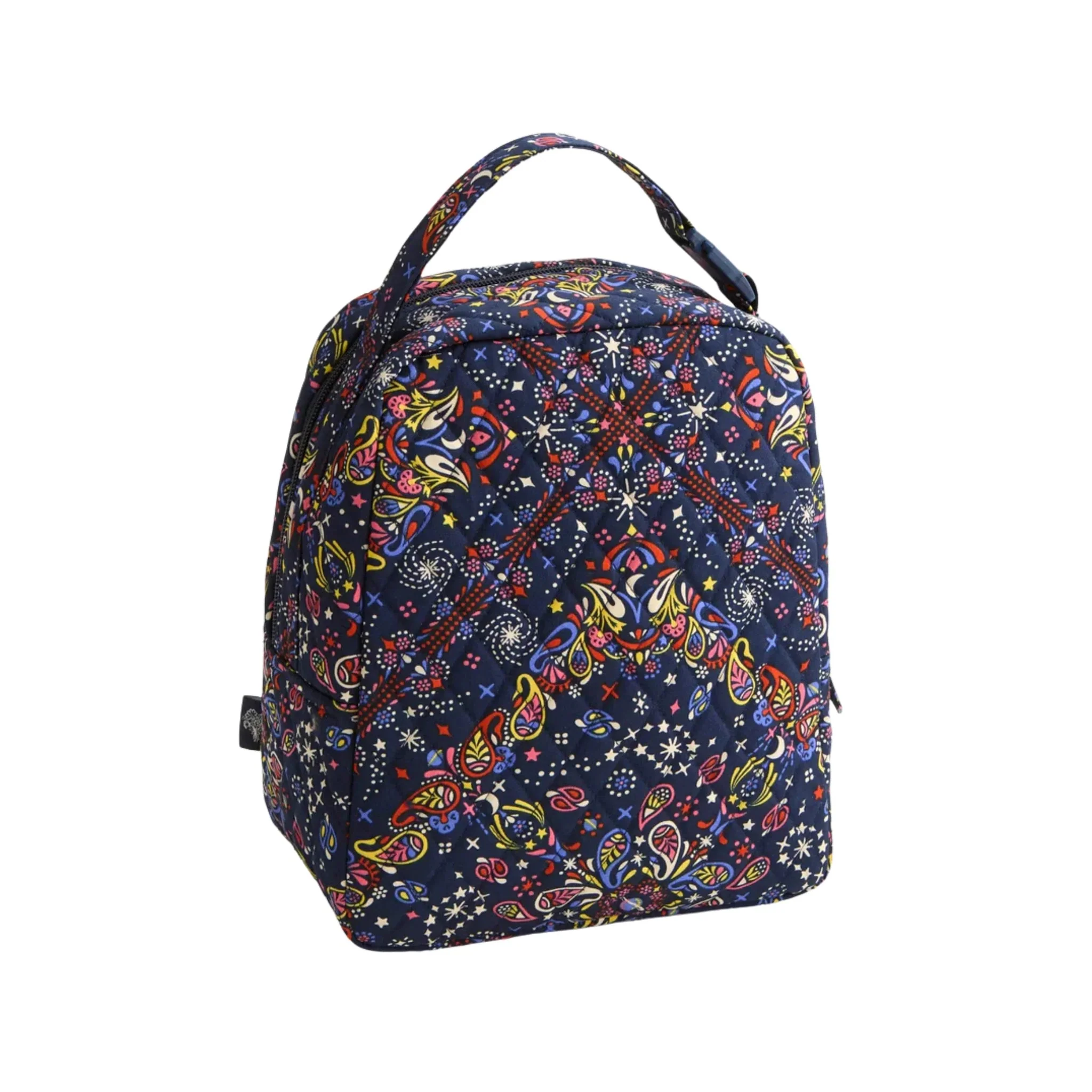 Vera Bradley Large Lunch Bag - Starry Paisley In Premium Cotton - Image 2