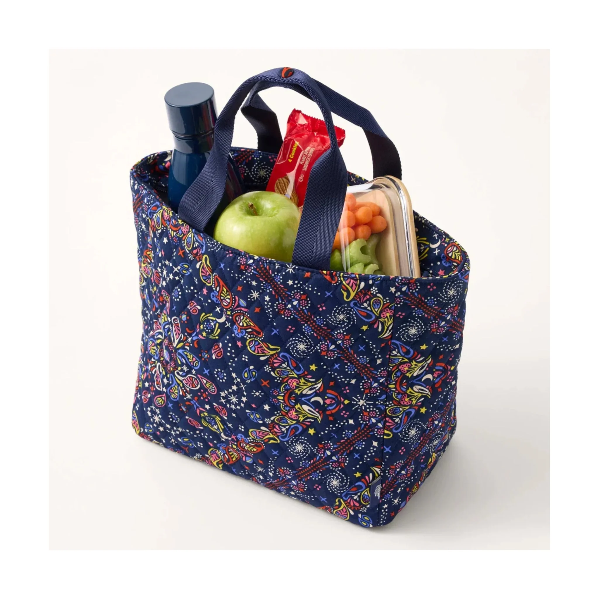 Vera Bradley Lunch Tote - Starry Paisley In Premium Cotton - Image 3