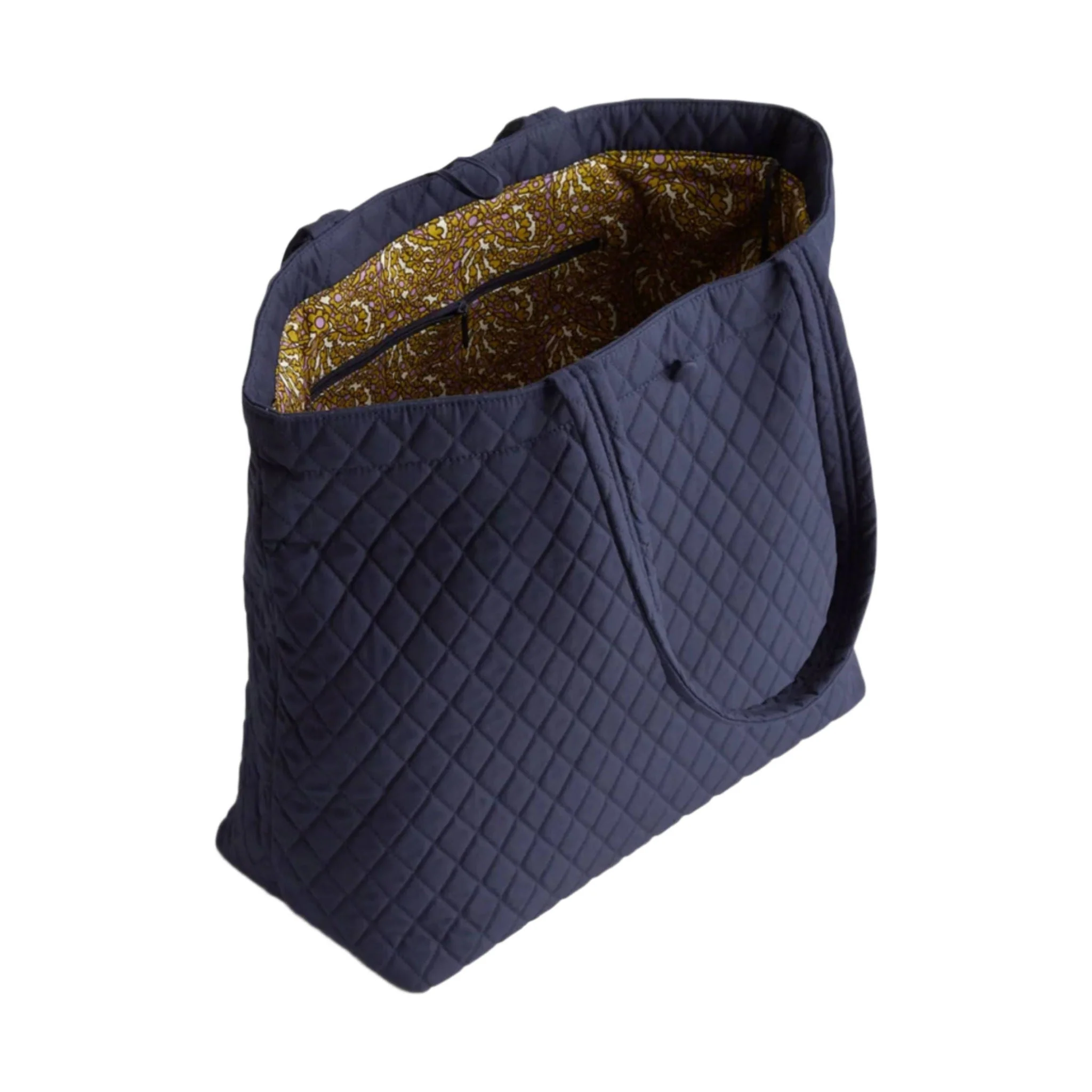Vera Bradley Original Tote Bag - Peacoat In Premium Cotton - Image 3