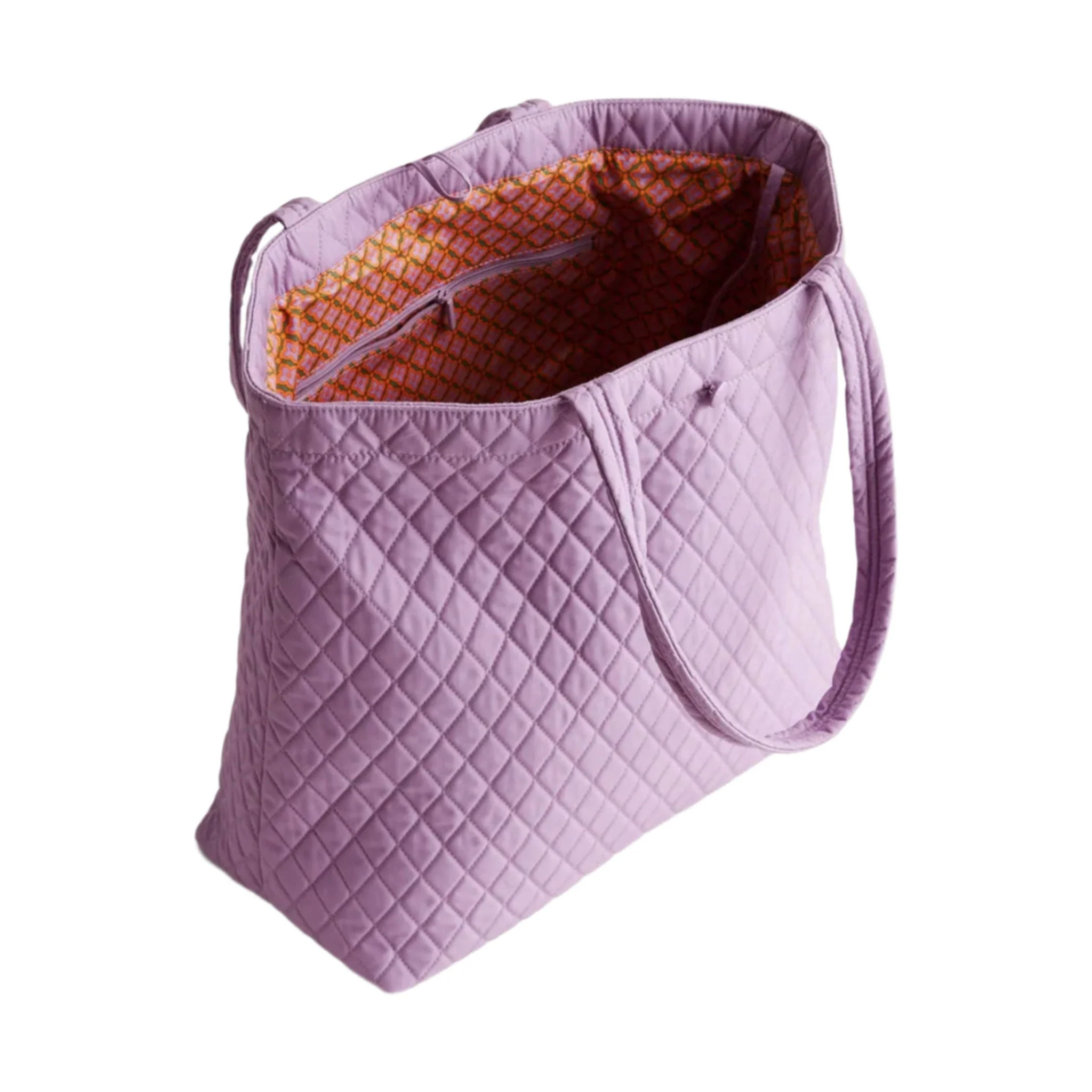 Vera Bradley Original Tote Bag - Purple Rhapsody In Premium Cotton - Image 3