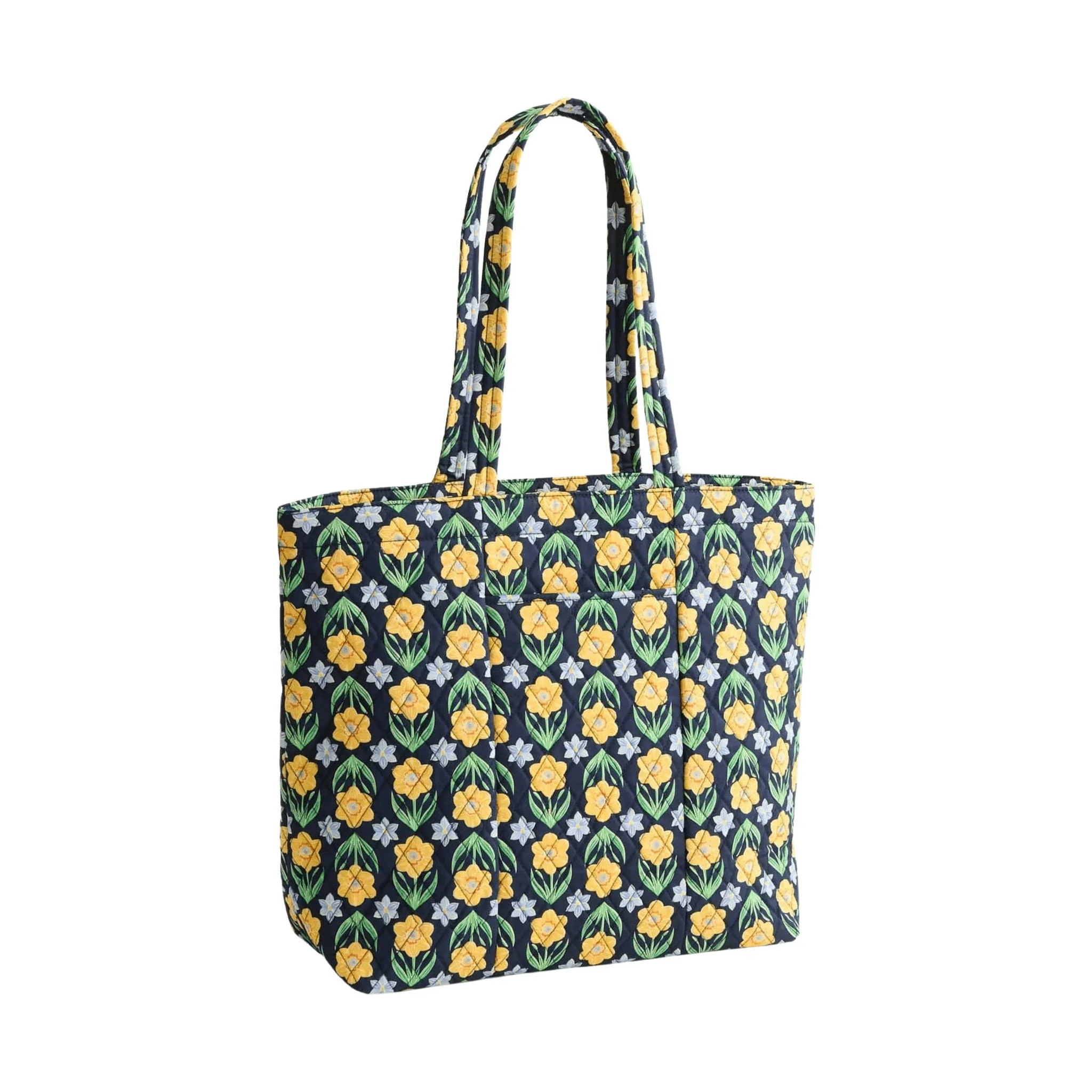 Vera Bradley Original Zip Tote - Daffodils In Premium Cotton - Image 3