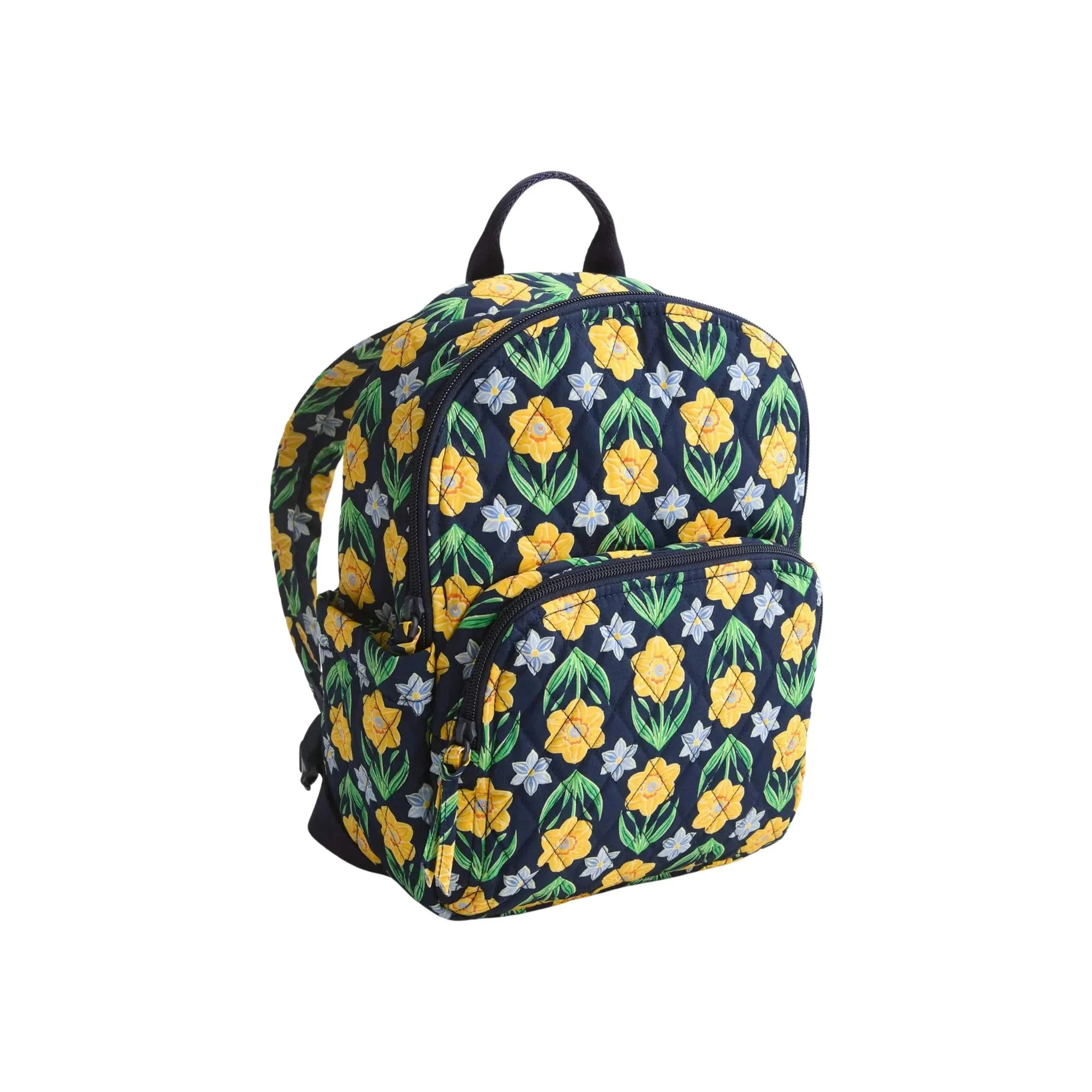 Vera Bradley Small Banbury Backpack - Daffodils In Premium Cotton