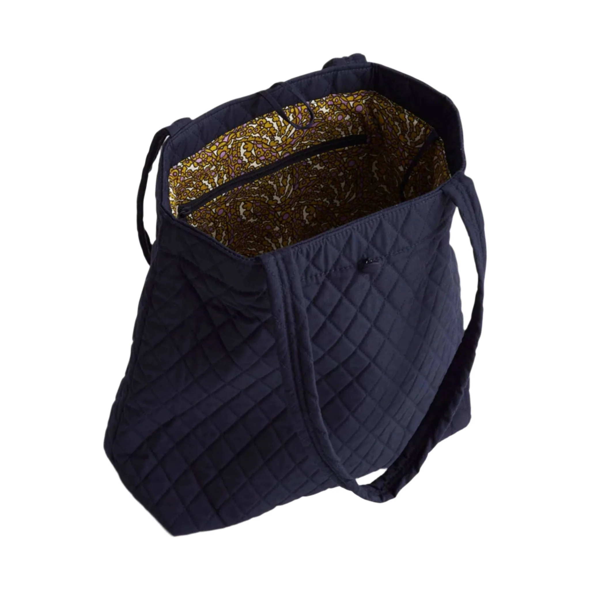 Vera Bradley Small Original Tote Bag - Peacoat In Premium Cotton - Image 4