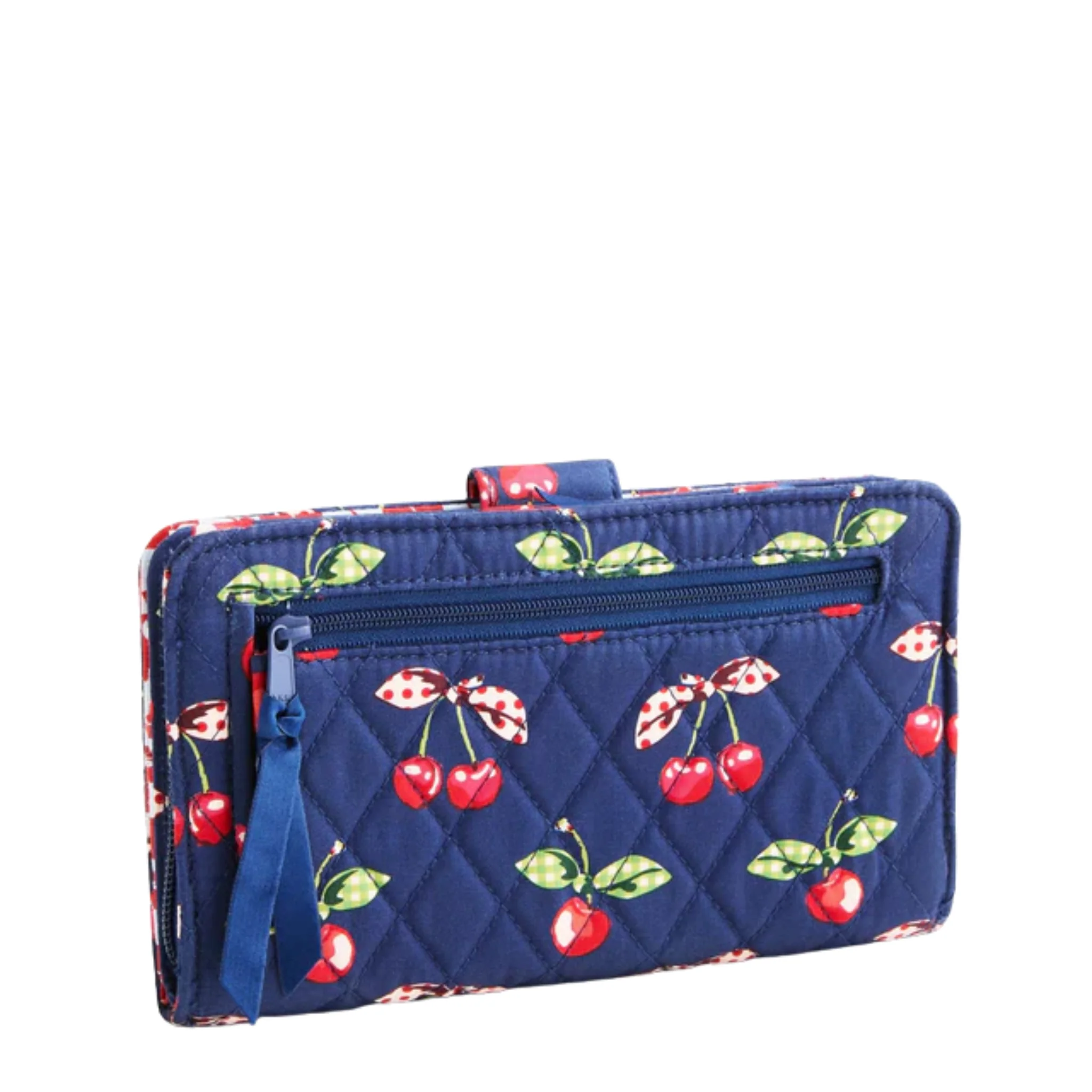 Vera Bradley Turnlock Wallet - Cherry Picking In Premium Cotton - Image 3