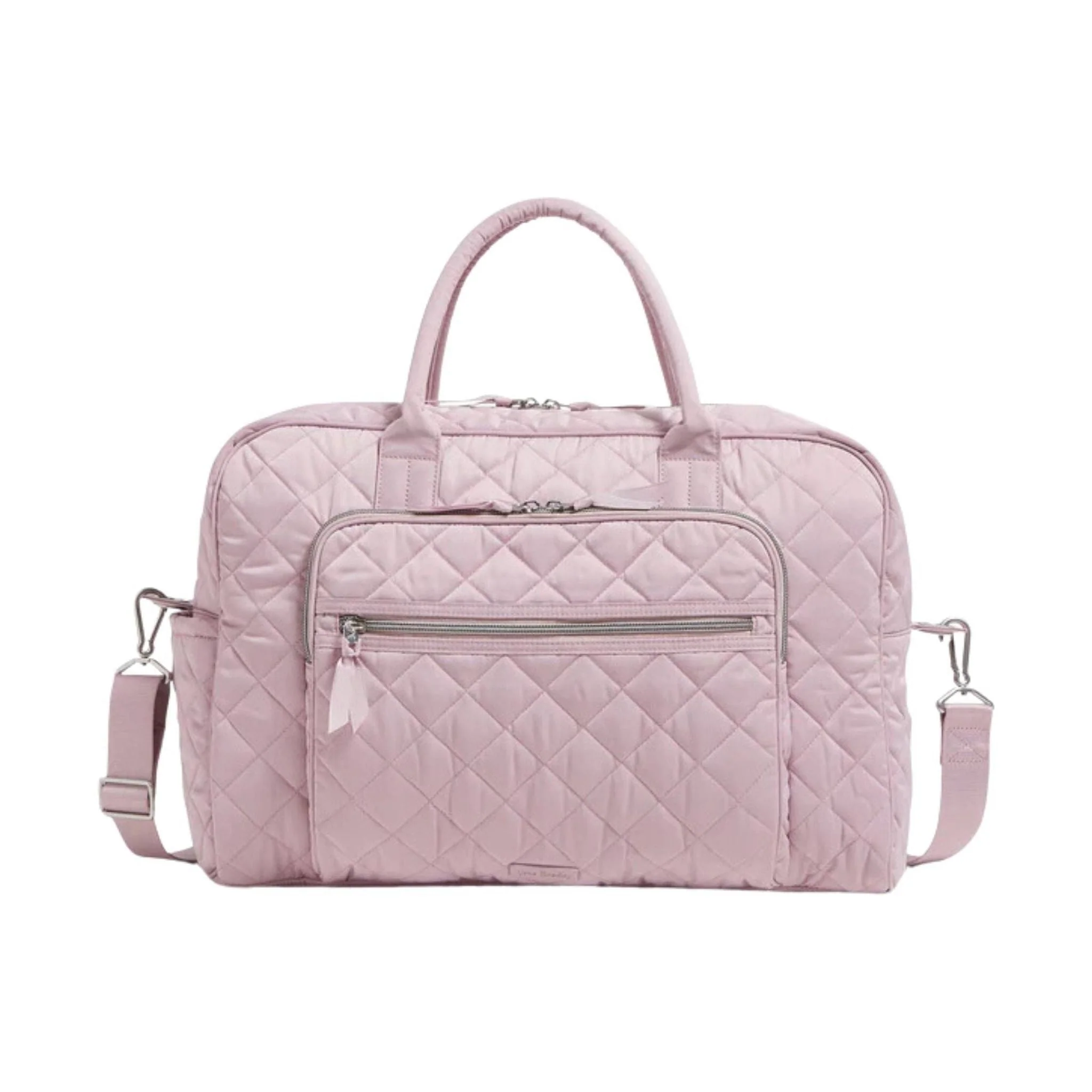 Vera Bradley Weekender Travel Bag In Performance Twill - Hydrangea Pink