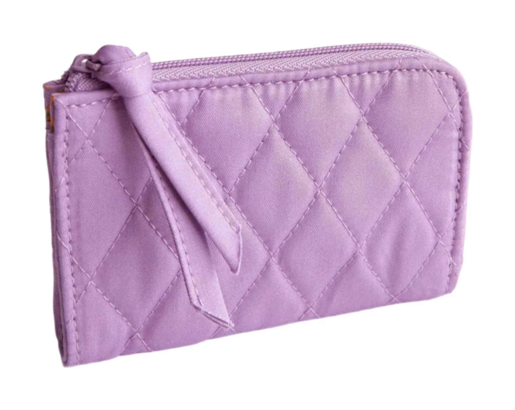 Vera Bradley Zip Card Pouch - Purple Rhapsody In Premium Cotton