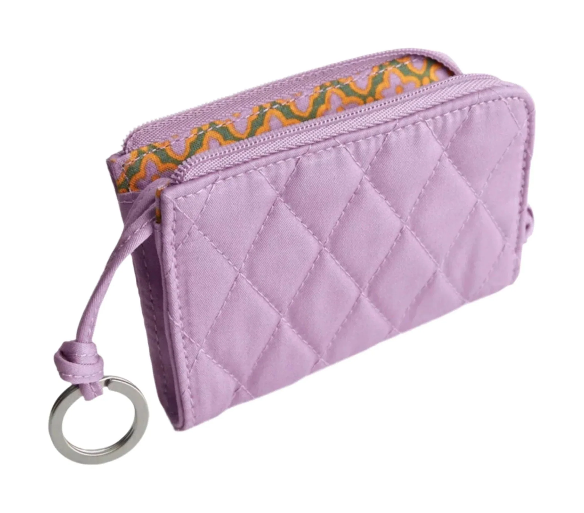 Vera Bradley Zip Card Pouch - Purple Rhapsody In Premium Cotton - Image 2