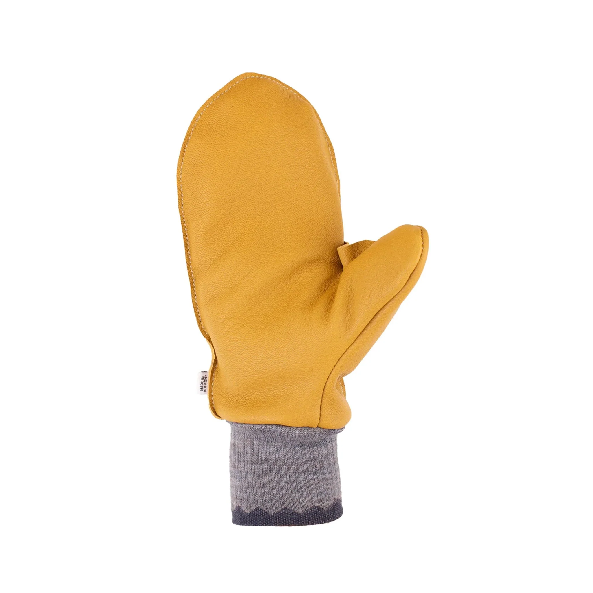 Vermont Glove Jeezum Mitten - Charcoal/Tan - Image 3