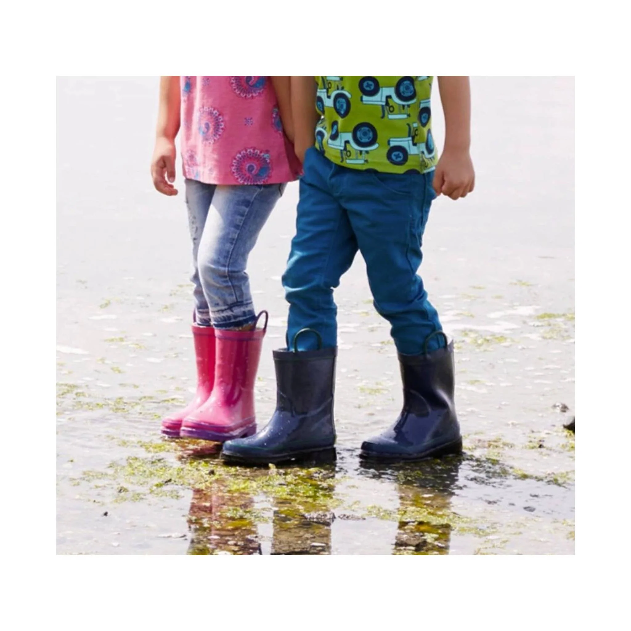 Western Chief Kids' Firechief 2 Rain Boot - Navy - Image 8