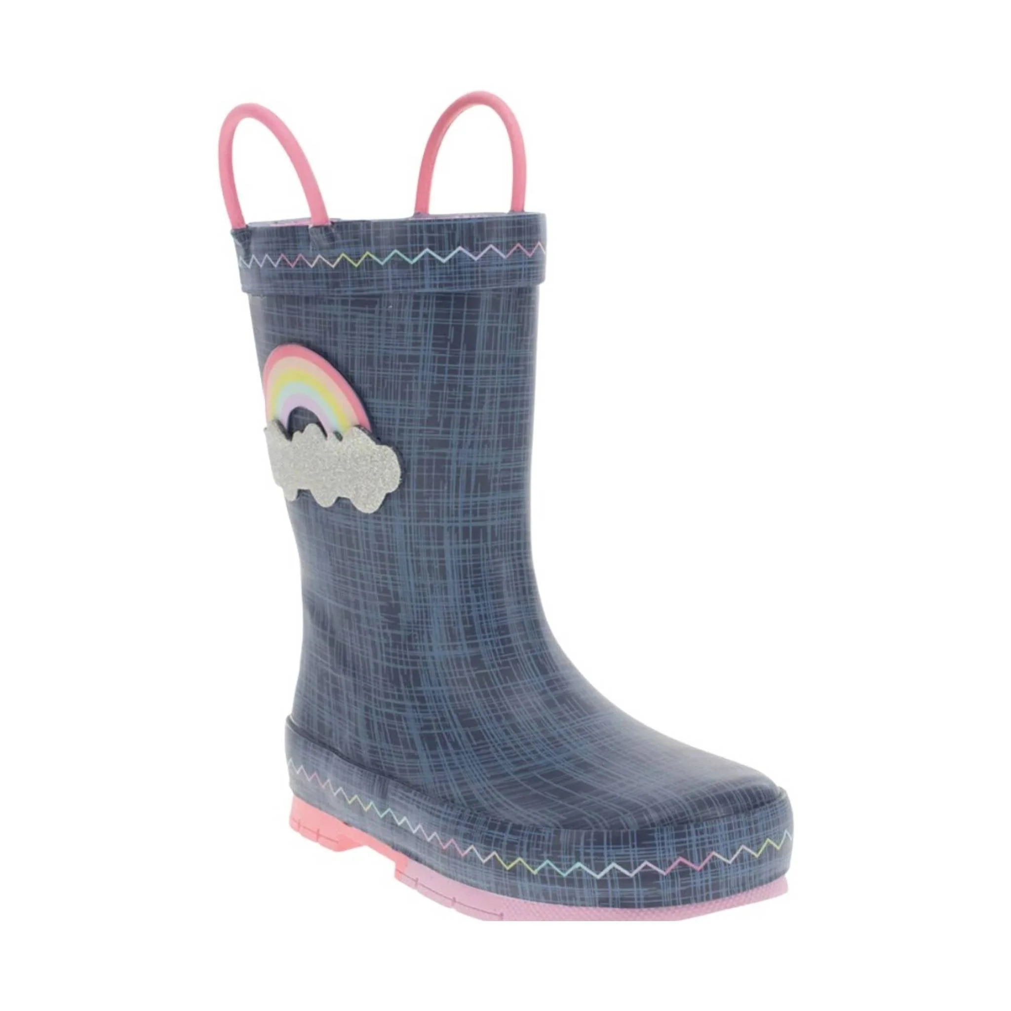 Western Chief Kids' Jean Patch Rain Boot - Blue - Image 2