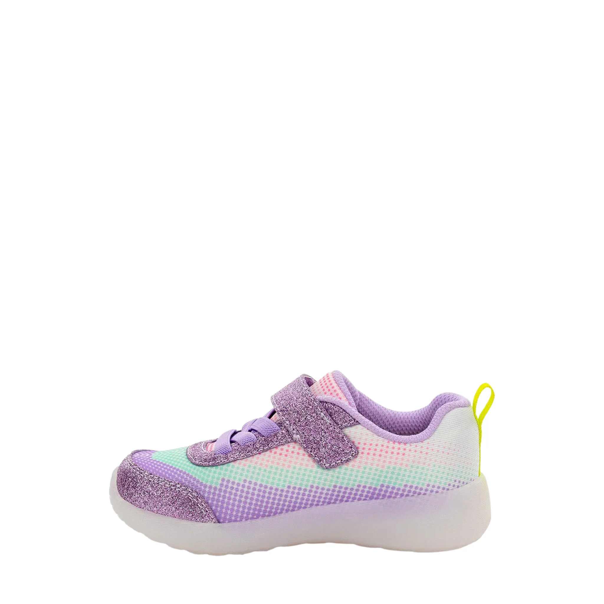 Western Chief Kids' Lighted Flash Feet Sneaker - White/Purple - Image 2