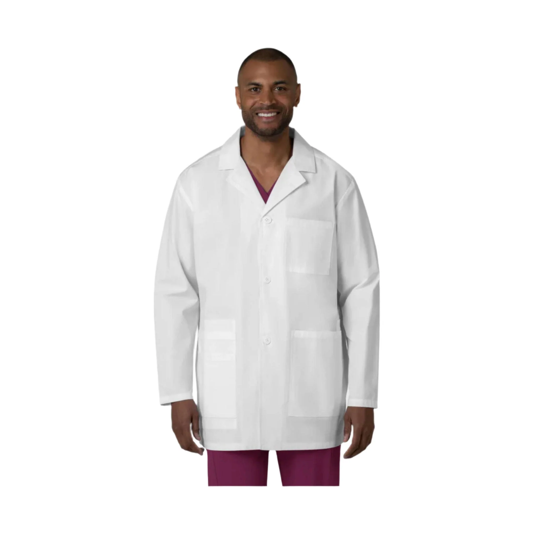 Wink Iconic Lab Scrub Coat - White