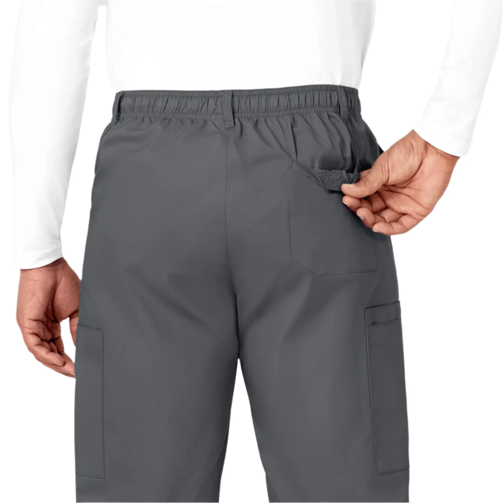 Wink Men's Cargo Scrub Pant - Pewter - Image 4