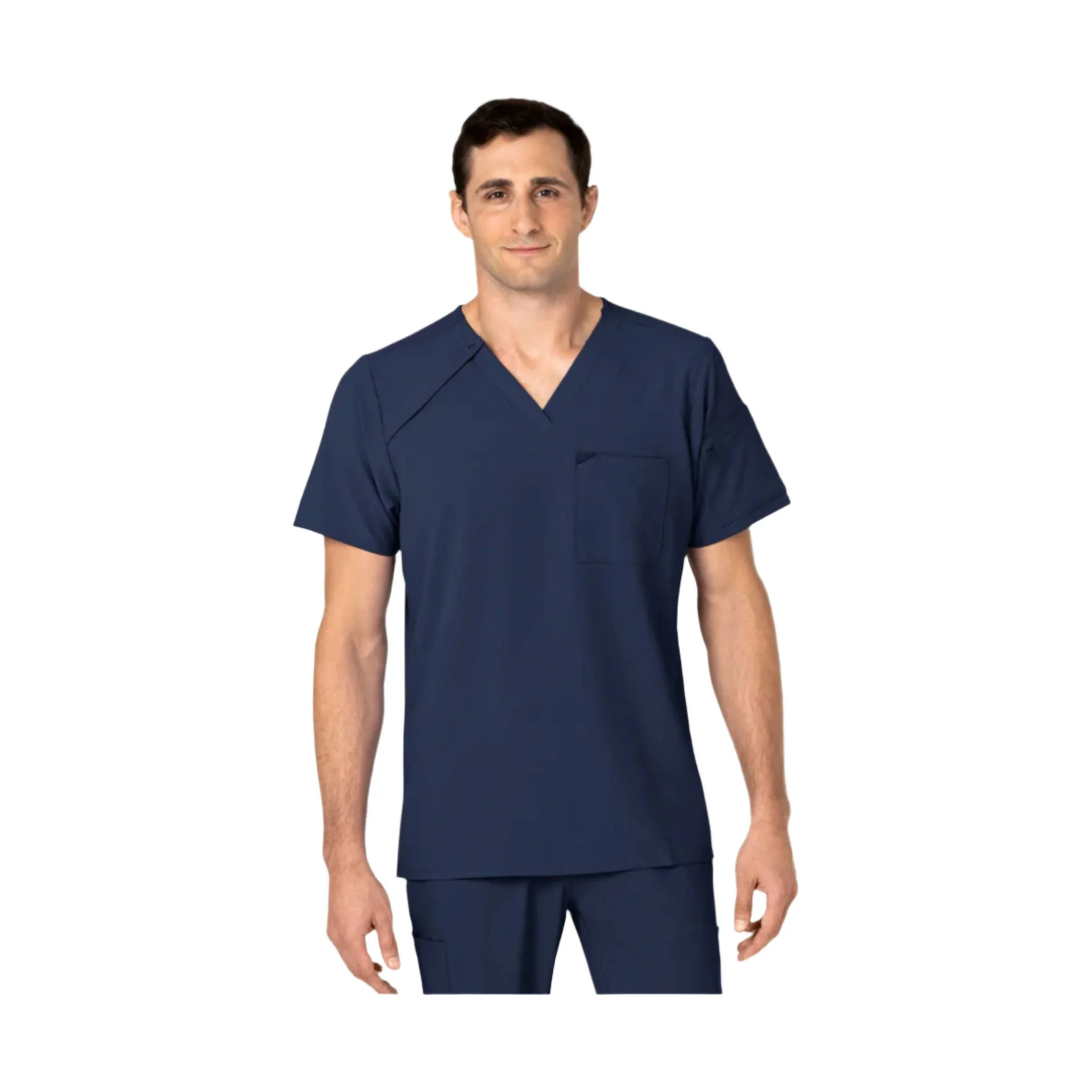 Wink Men's EZ Zip Scrub Top - Navy