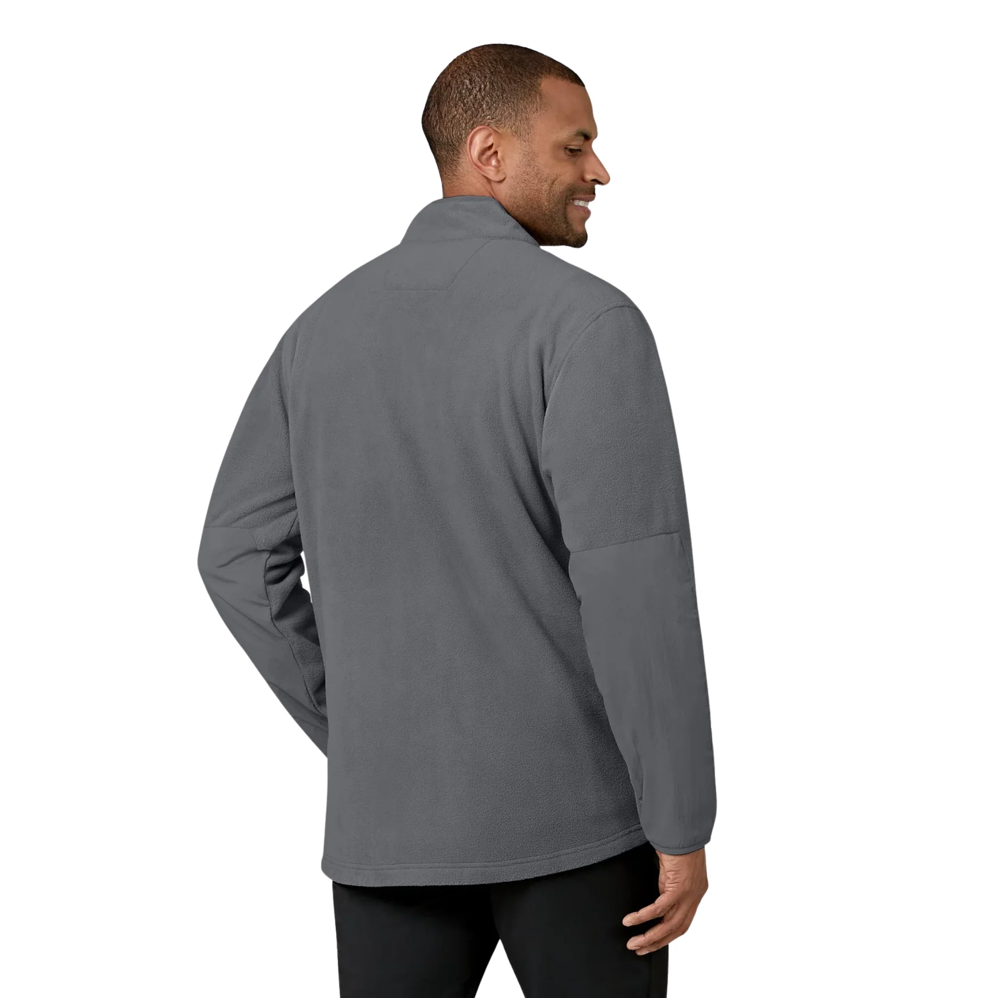 Wink Men's Micro Fleece Zip Jacket - Pewter - Image 2