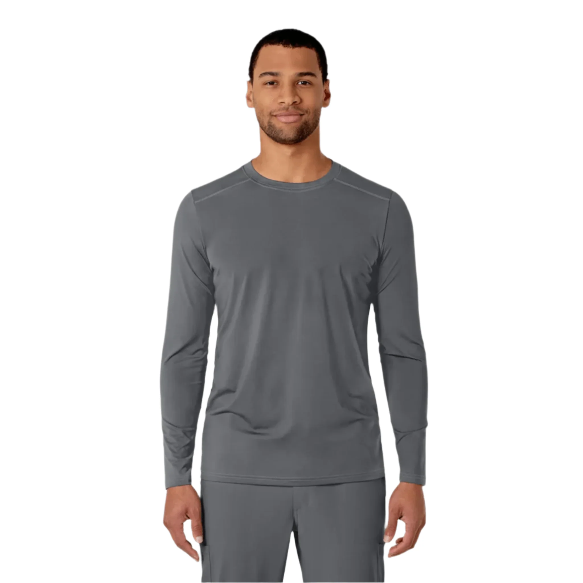 Wink Men's Performance Long Sleeve Tee - Pewter