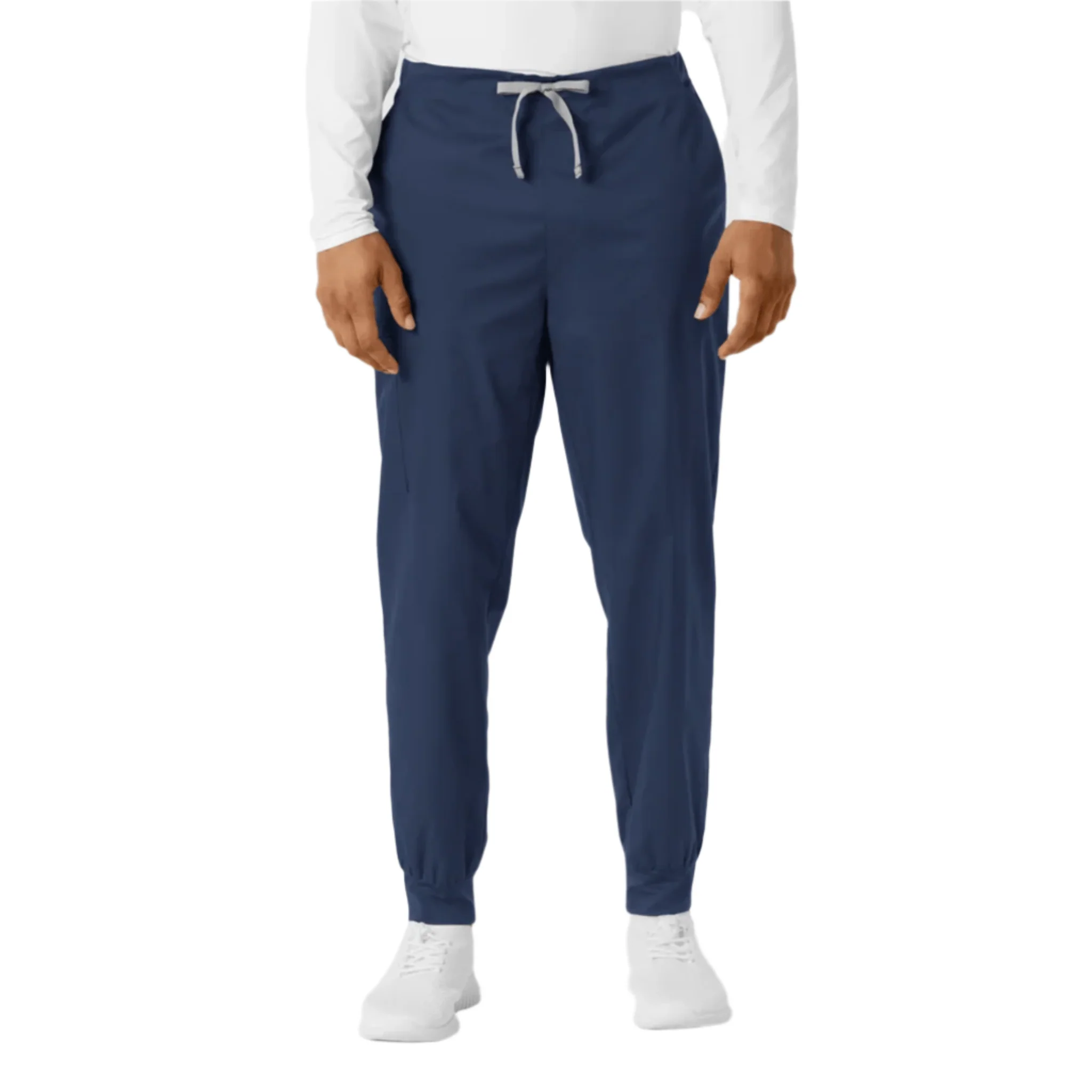 Wink Men's Work Cargo Jogger Scrub Pant - Navy Blue