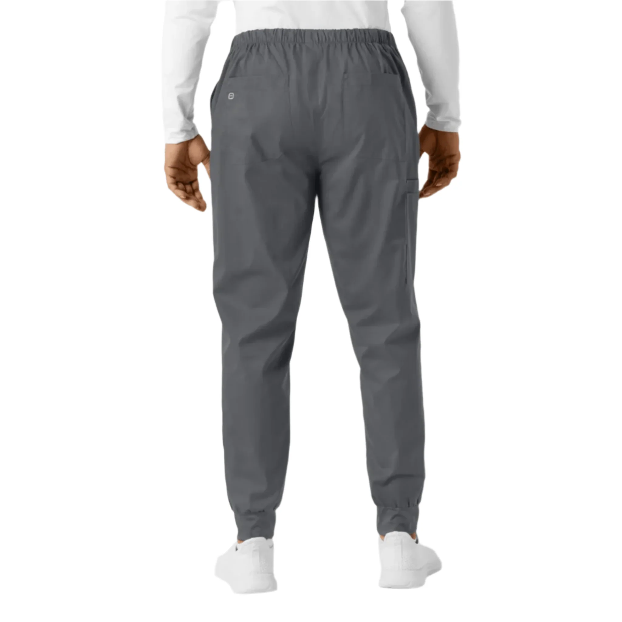 Wink Men's Work Cargo Jogger Scrub Pant - Pewter - Image 2