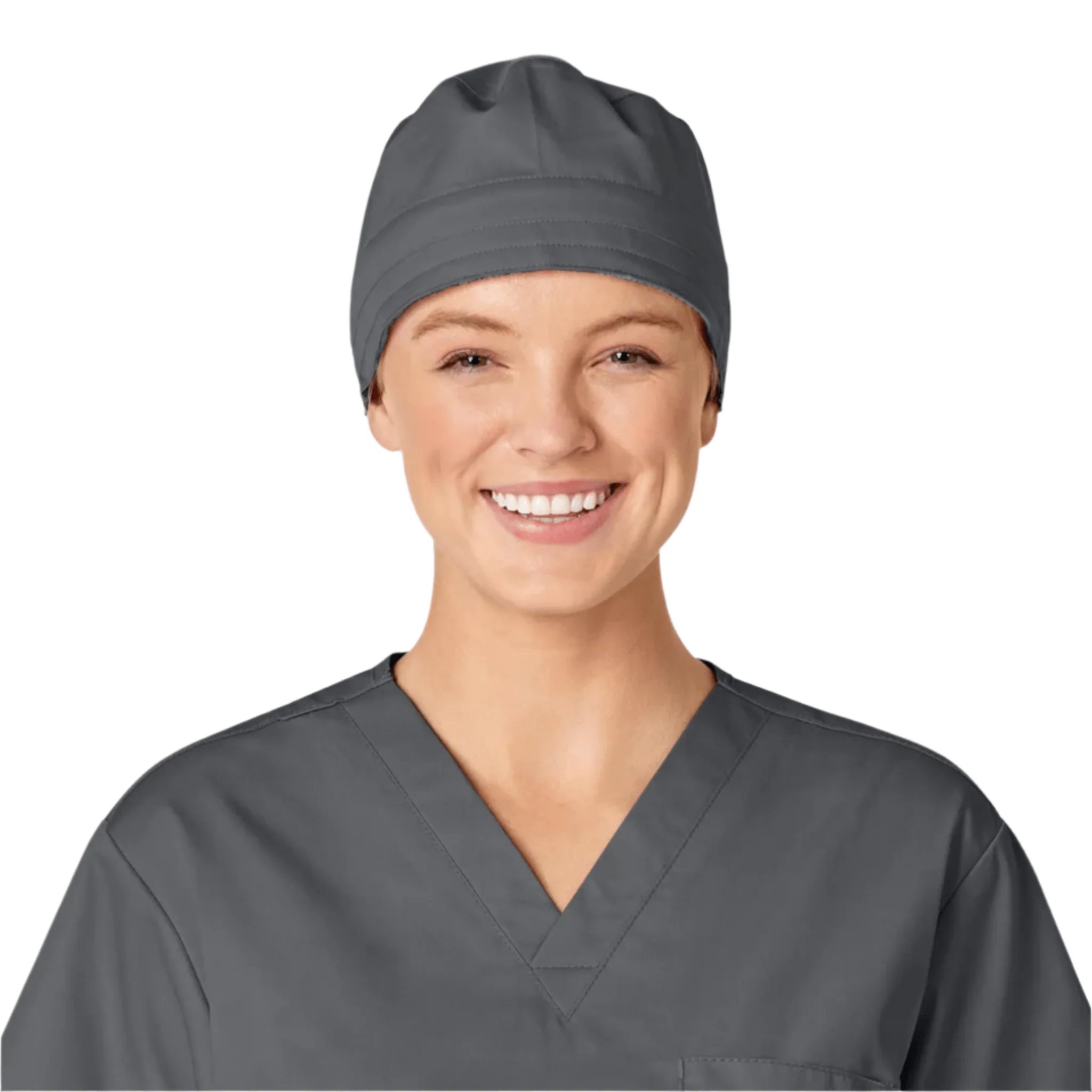 Wink Solid Scrub Cap - Pewter
