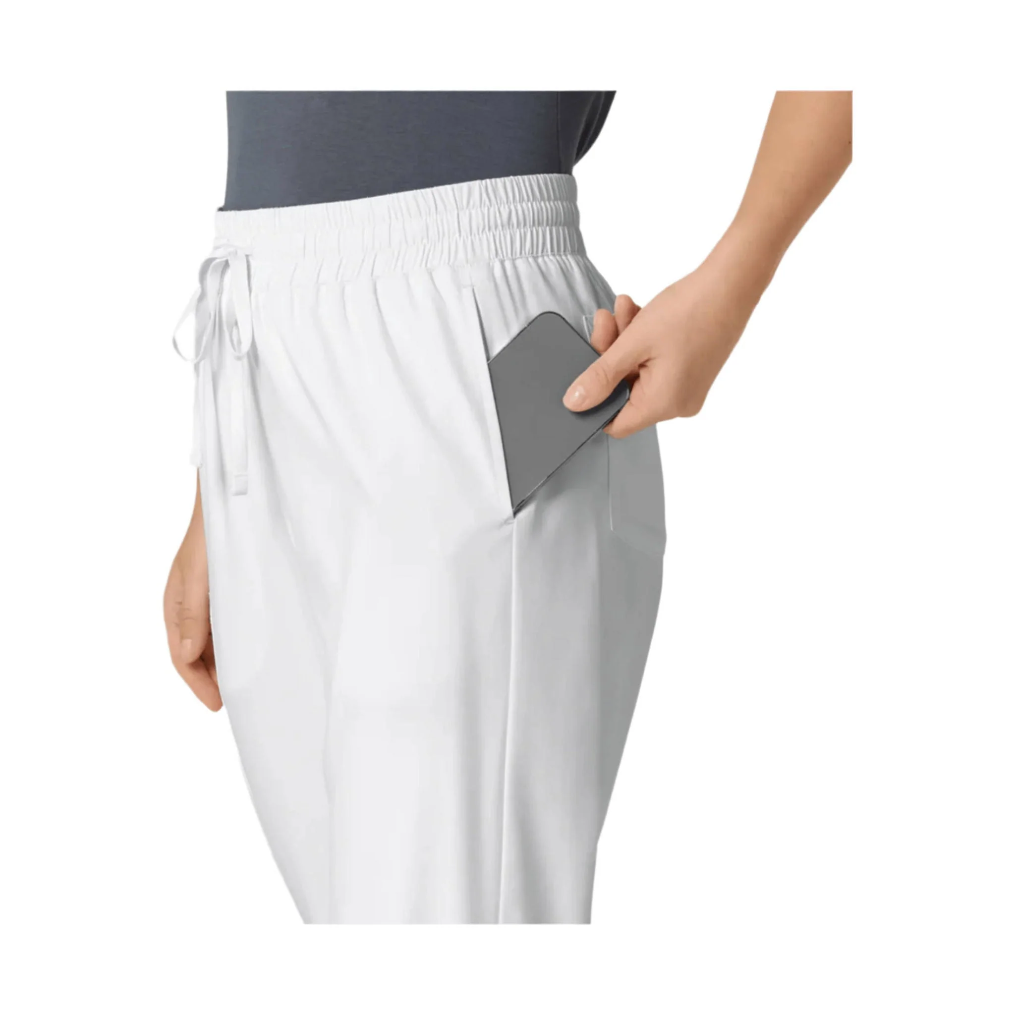 Wink Women's Boundless Bootcut Scrub Pant - White - Image 4