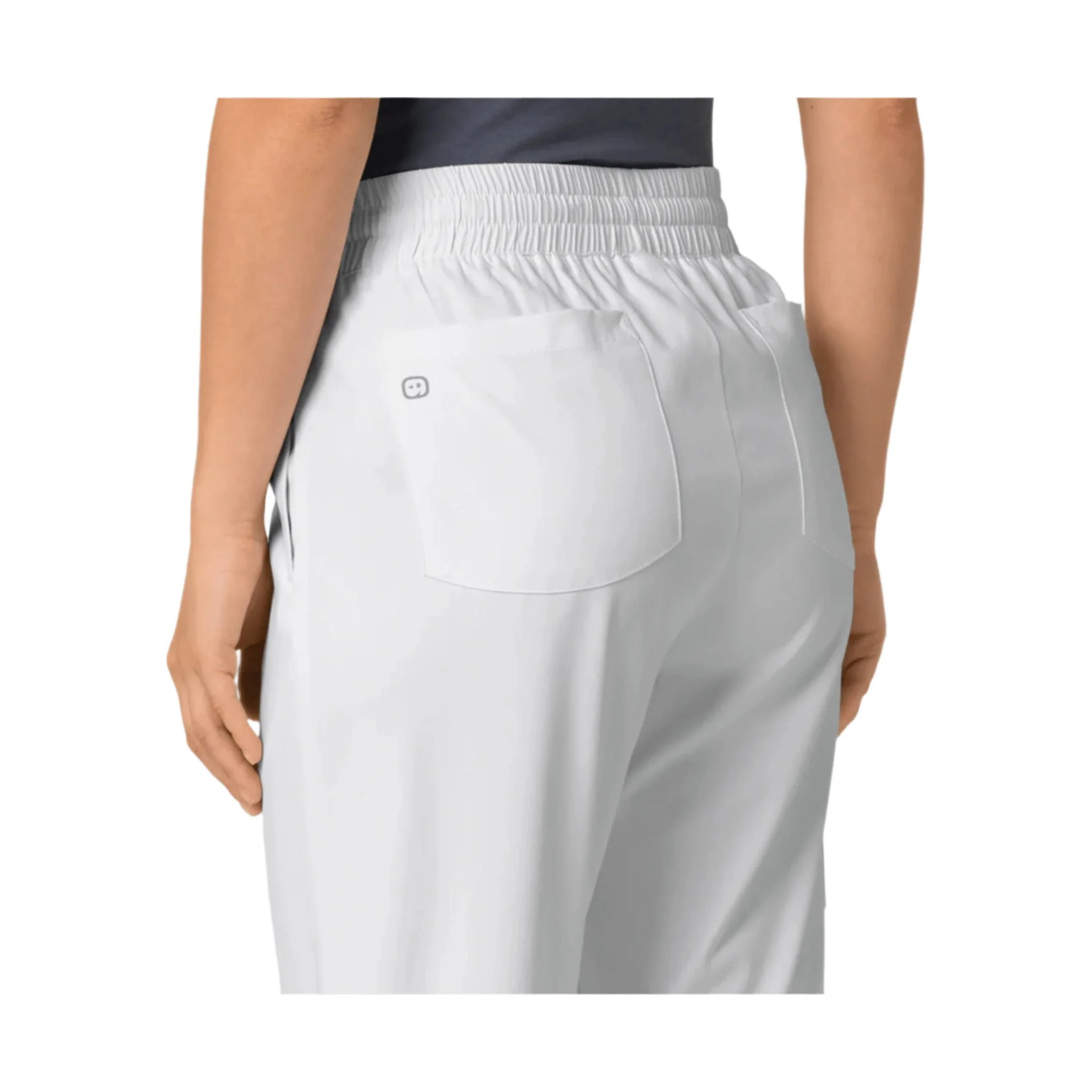 Wink Women's Boundless Bootcut Scrub Pant - White - Image 5