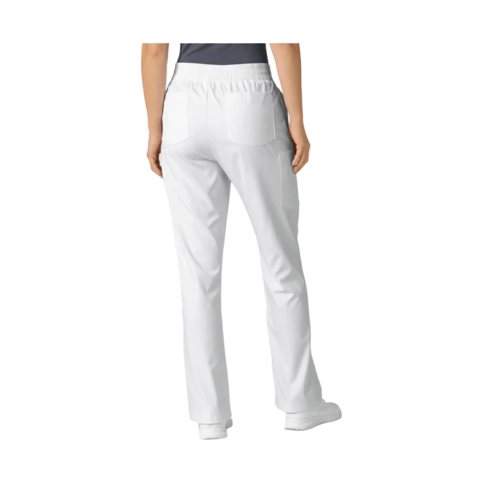 Wink Women's Boundless Bootcut Scrub Pant - White - Image 6