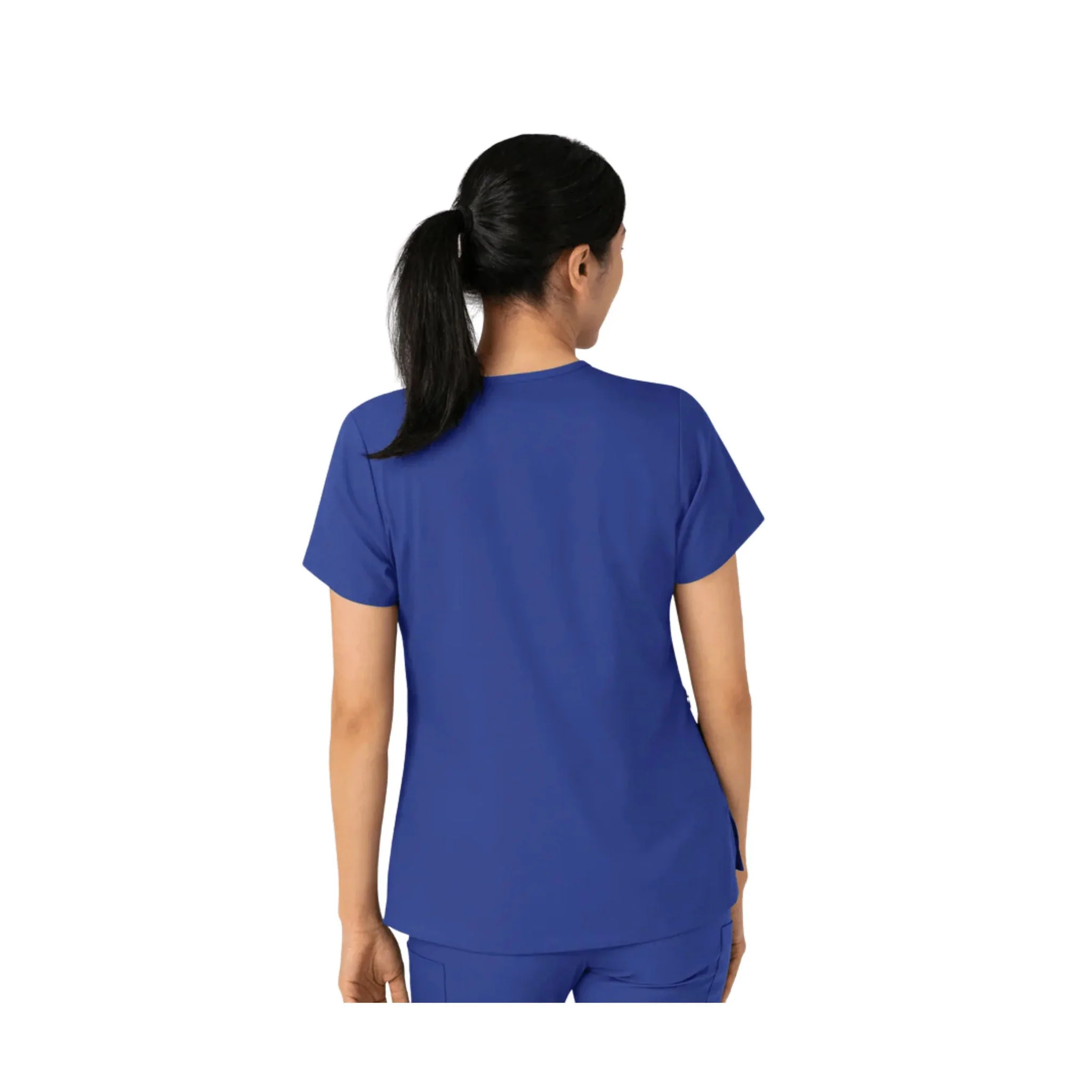 Wink Women's Boundless Tuck In Scrub Top - Galaxy Blue - Image 4
