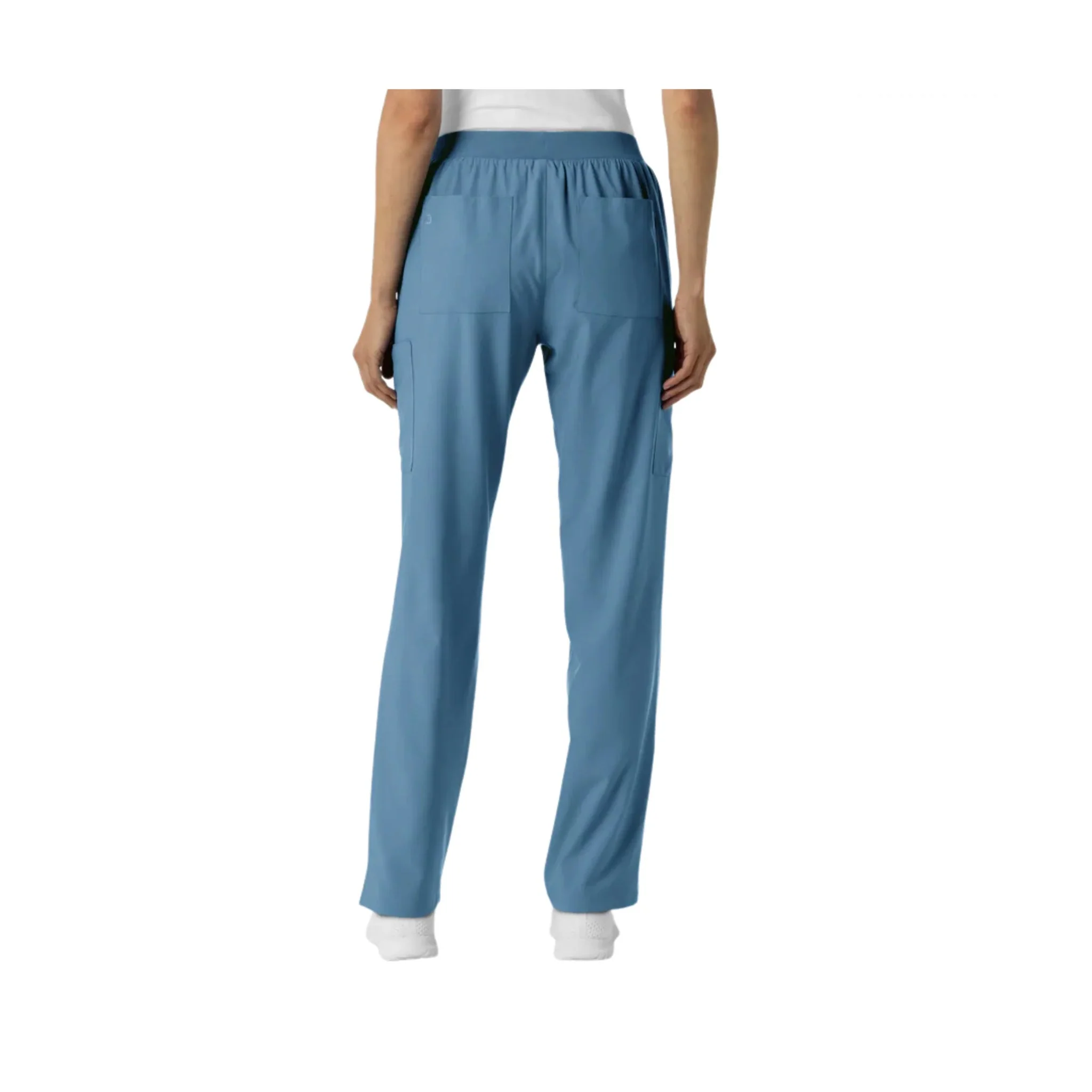 Wink Women's Cargo Utility Scrub Pant - Pacific Blue - Image 3