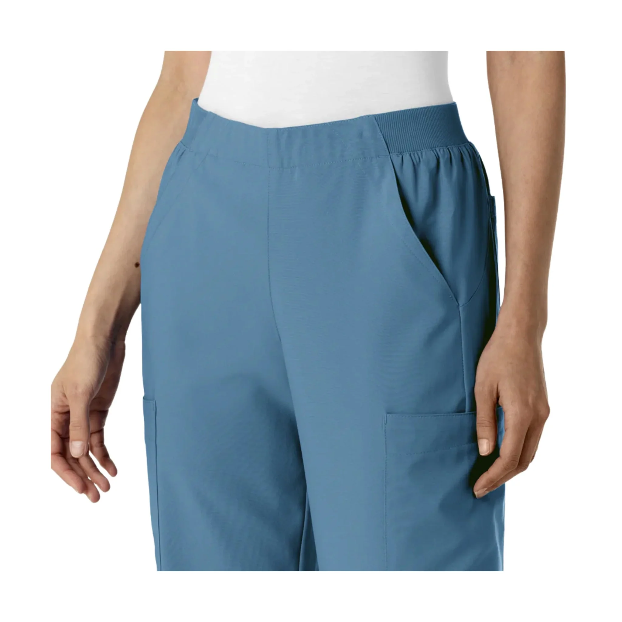 Wink Women's Cargo Utility Scrub Pant - Pacific Blue - Image 4