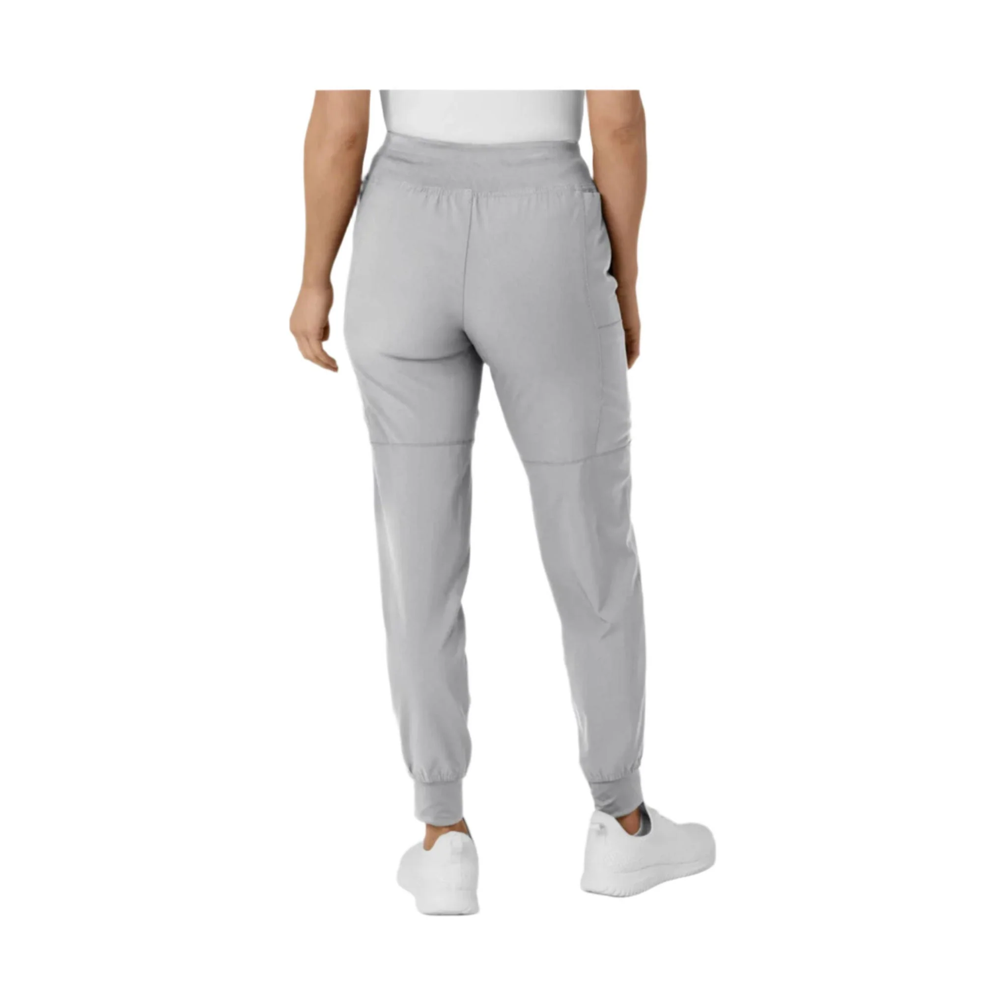 Wink Women's Comfort Waist Cargo Jogger Scrub Pant - Grey - Image 2