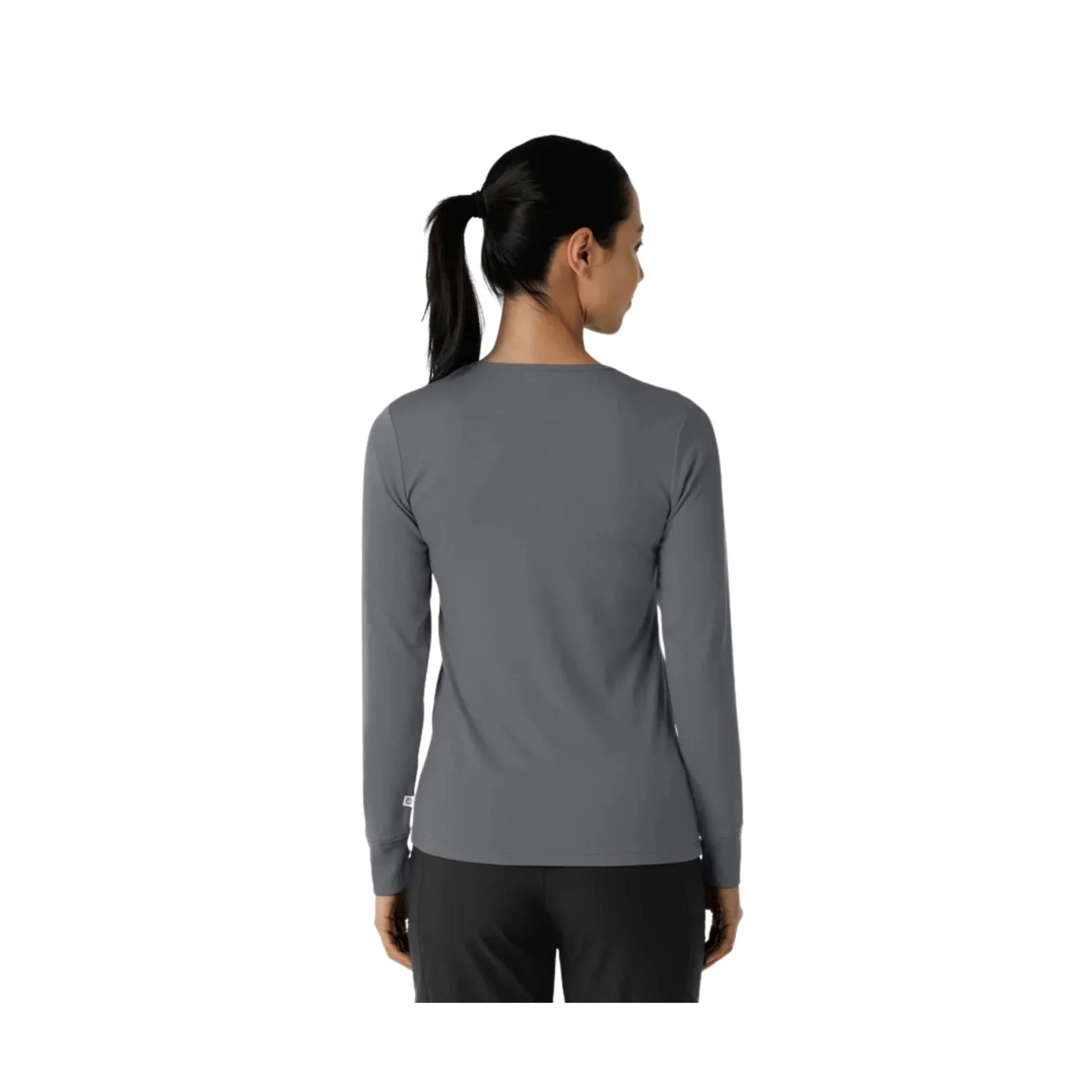 Wink Women's Essentials Layer Long Sleeve - Pewter - Image 3