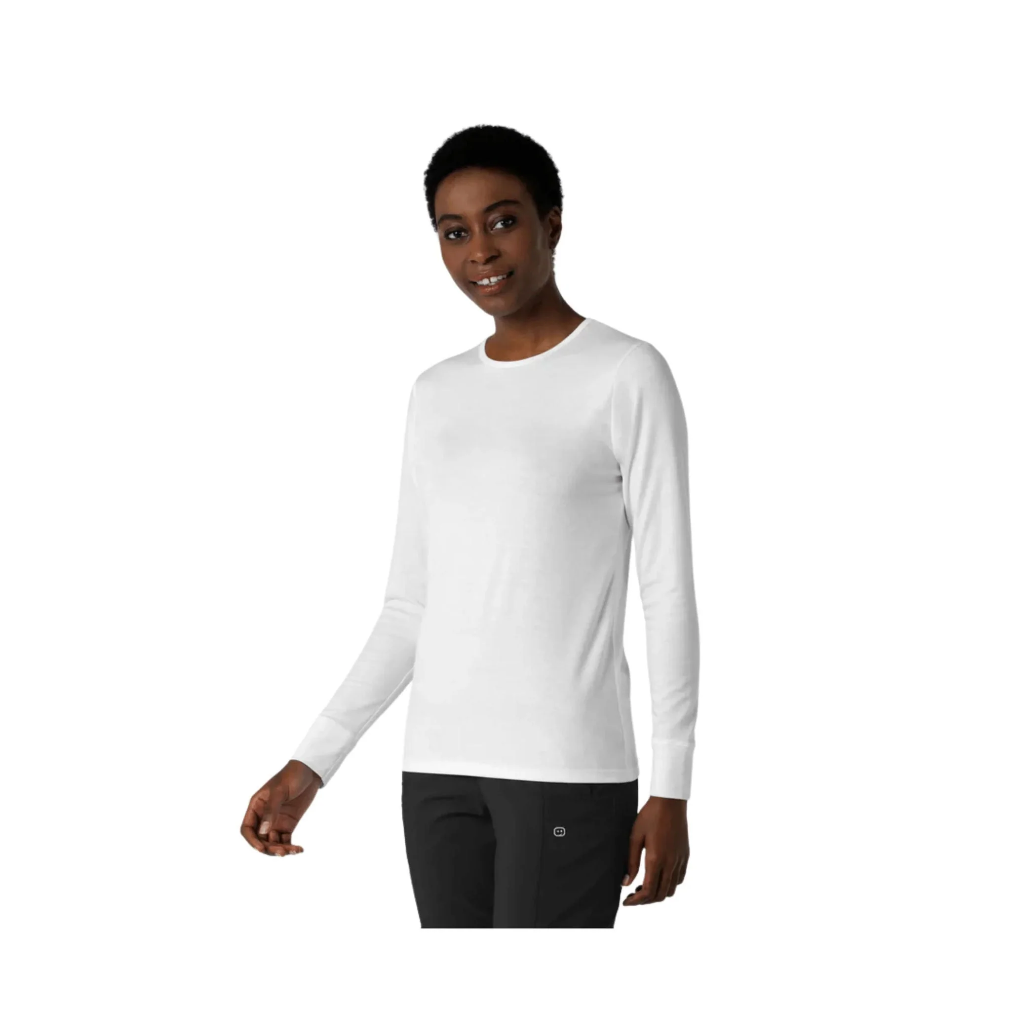 Wink Women's Essentials Layer Long Sleeve - White - Image 2