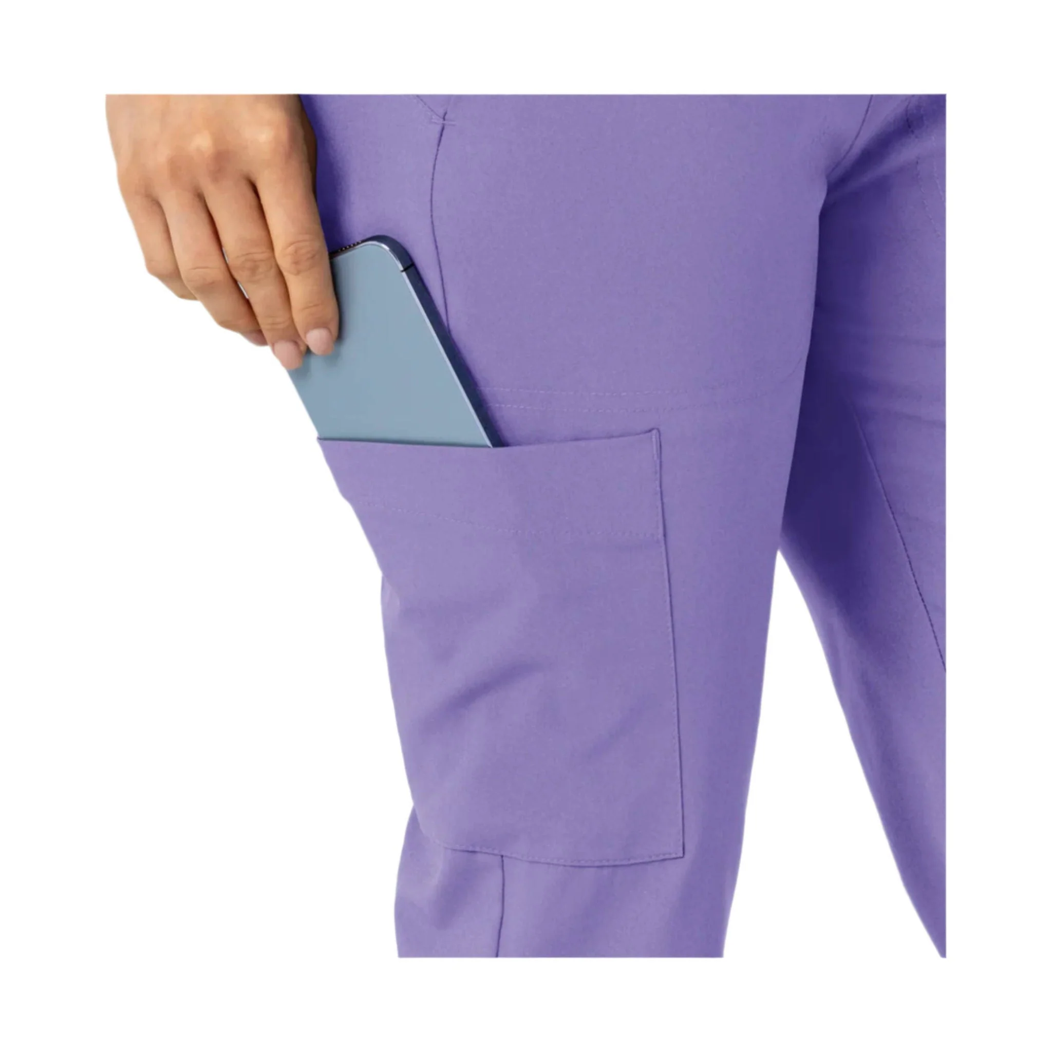 Wink Women's Flex n Reach Track Scrub Pant - Iris Purple - Image 5