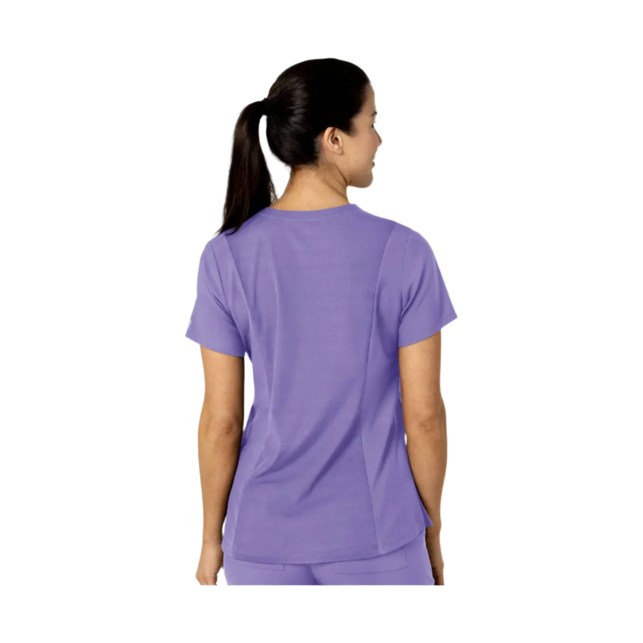 Wink Women's Flex n Reach V Neck Scrub Top - Iris Purple - Image 2
