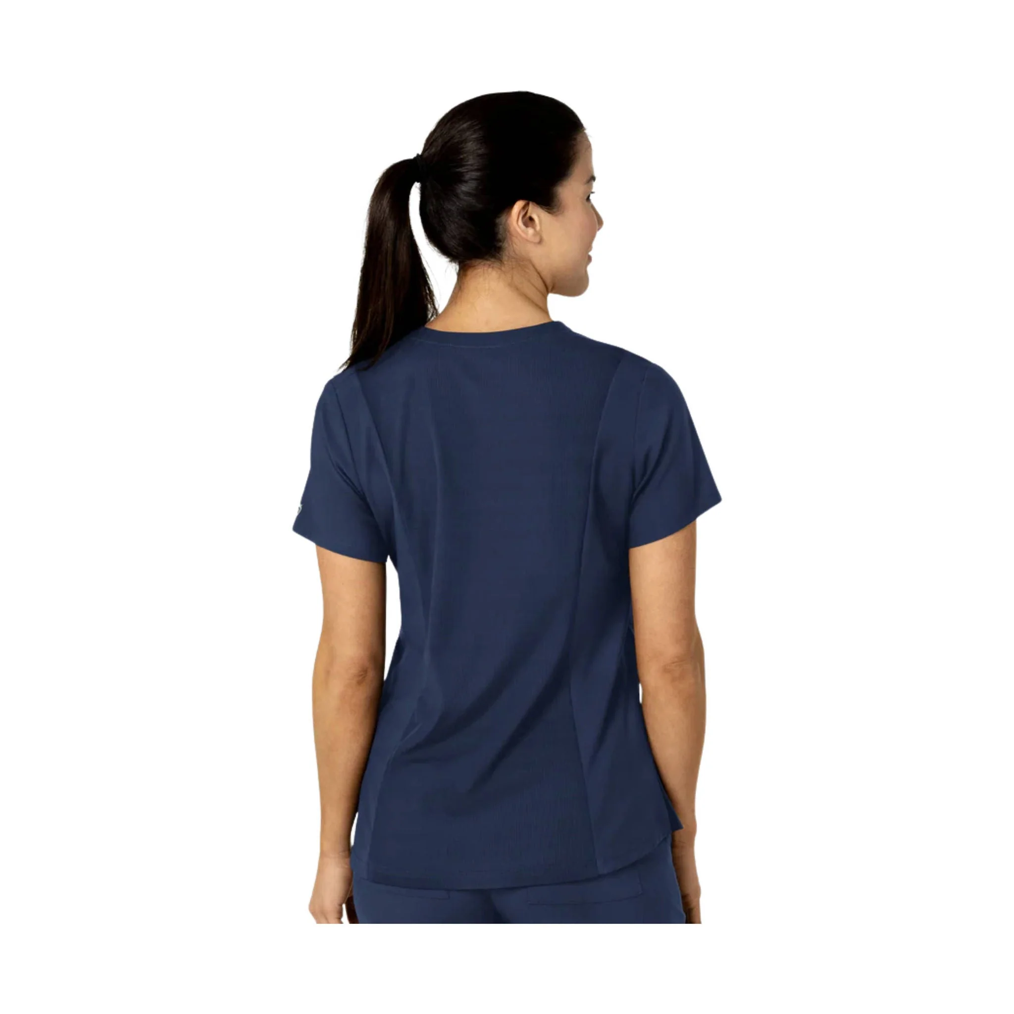 Wink Women's Flex n Reach V Neck Scrub Top - Navy - Image 2