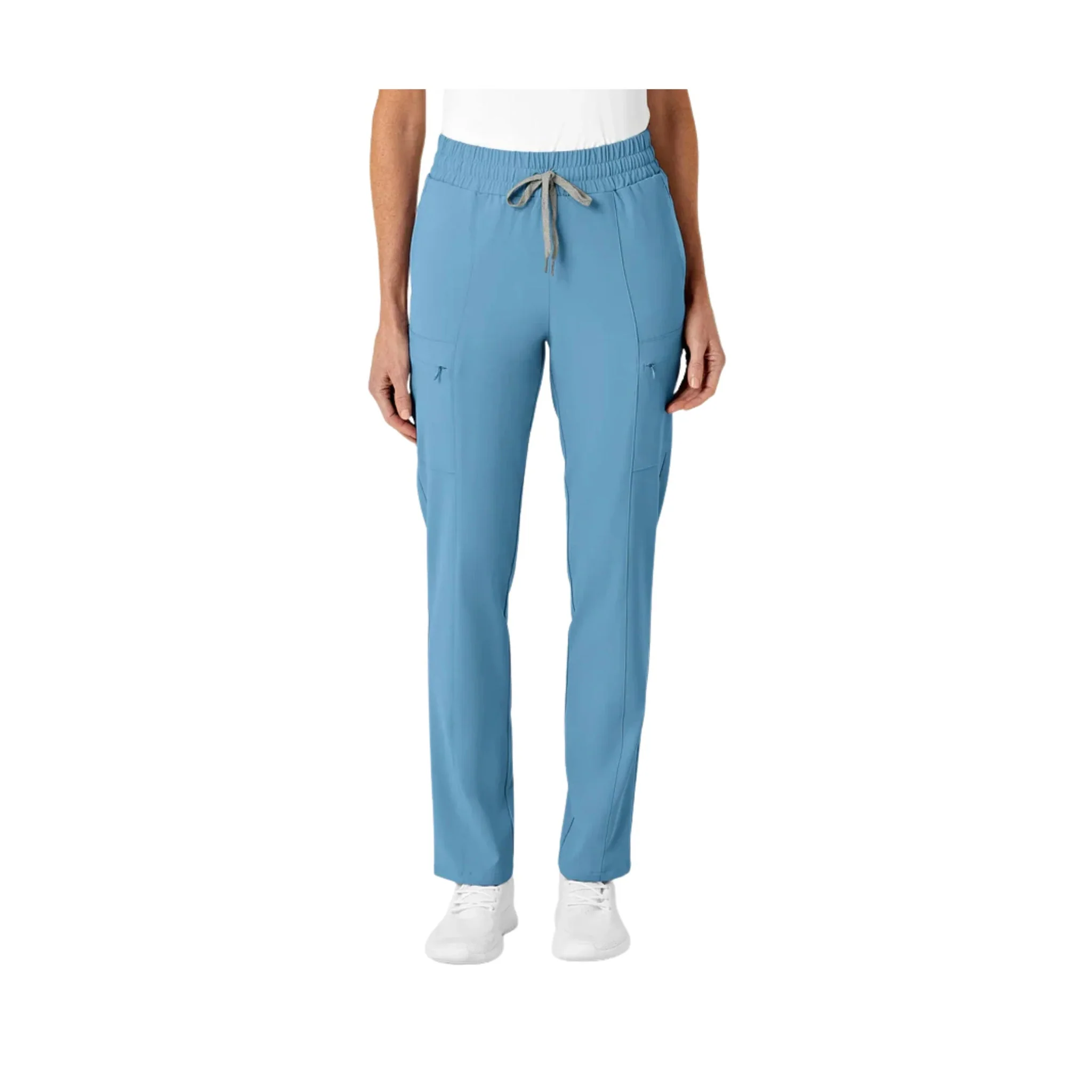 Wink Women's High Waist Slim Leg Scrub Pant - Bay Blue