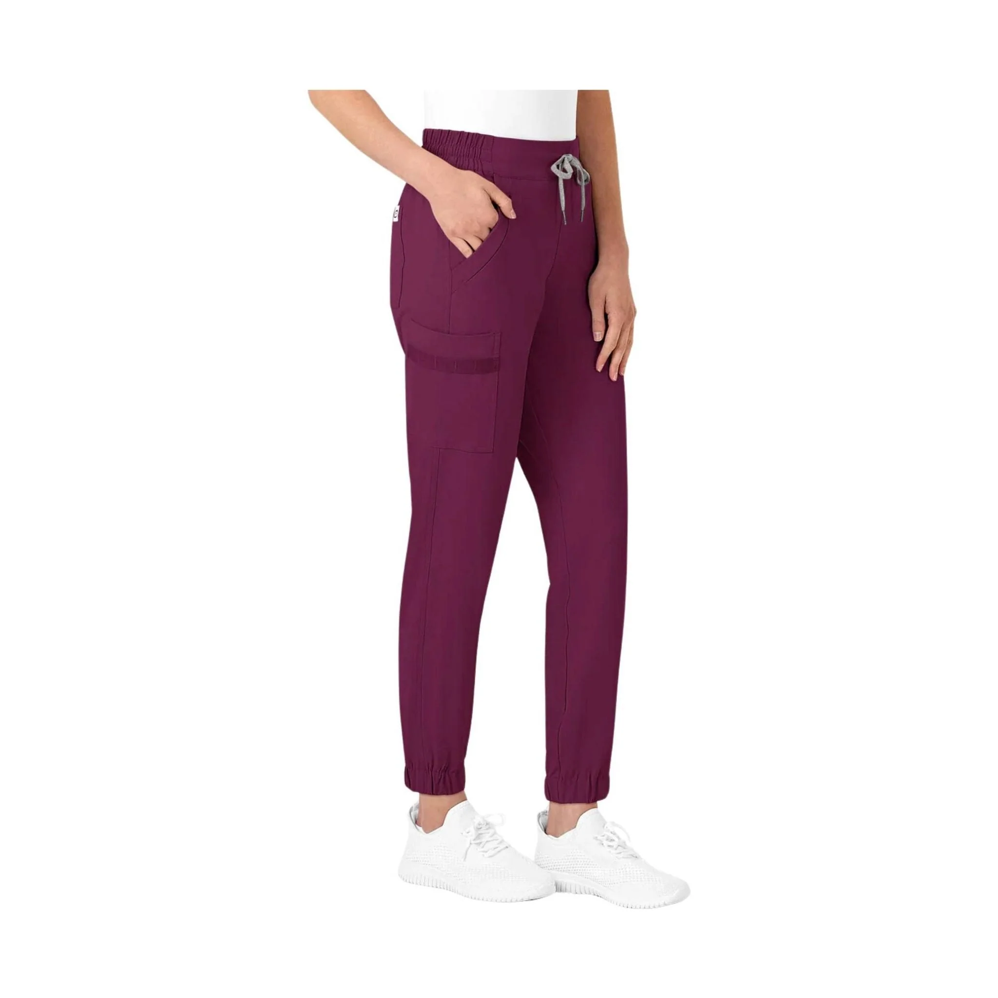 Wink Women's Jogger Scrub Pant - Wine - Image 2